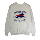 Vintage Buffalo Bills Blizzard Defense Signed Crewneck Sweatshirt Large