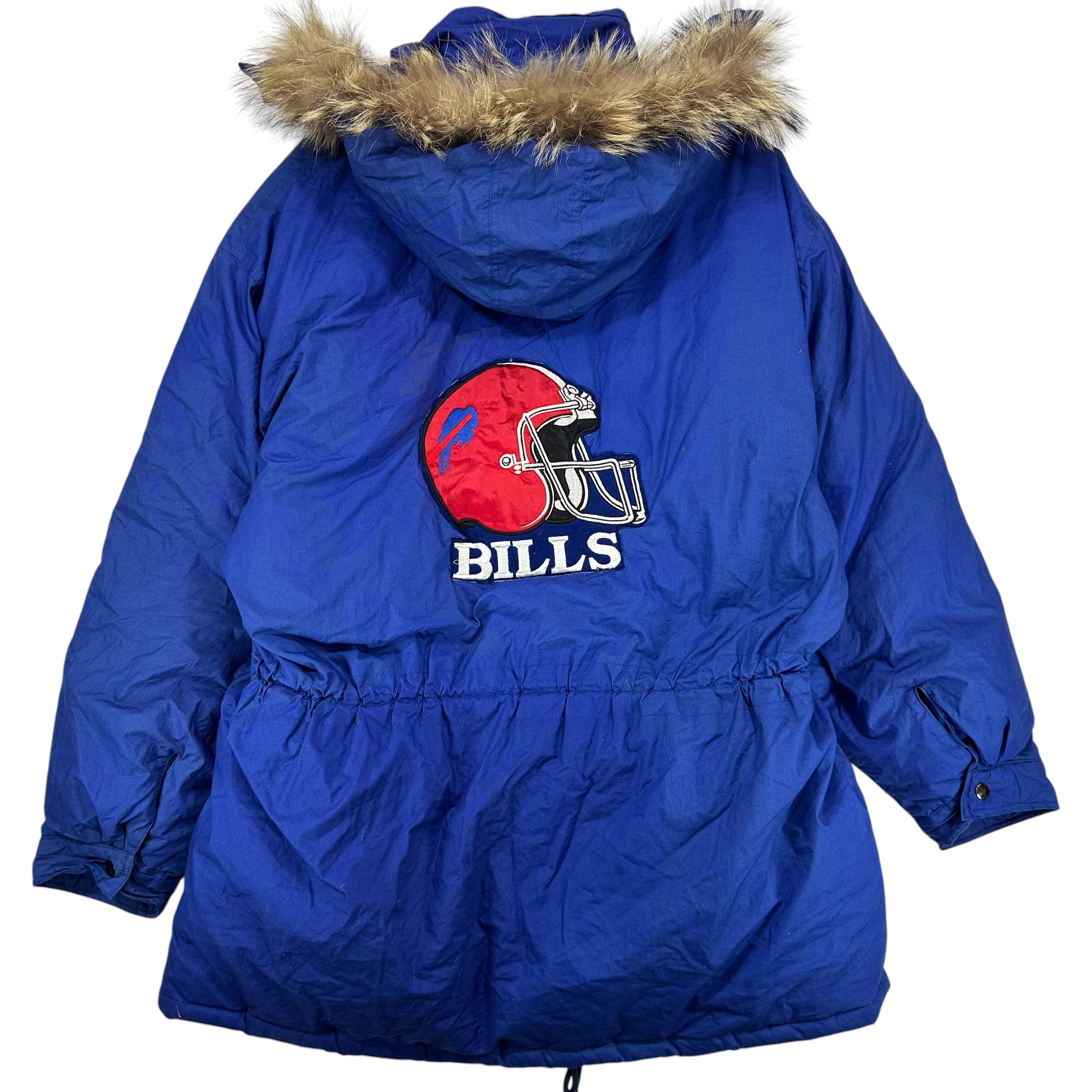 Vintage Buffalo Bills Down Puffer Parka Jacket XL