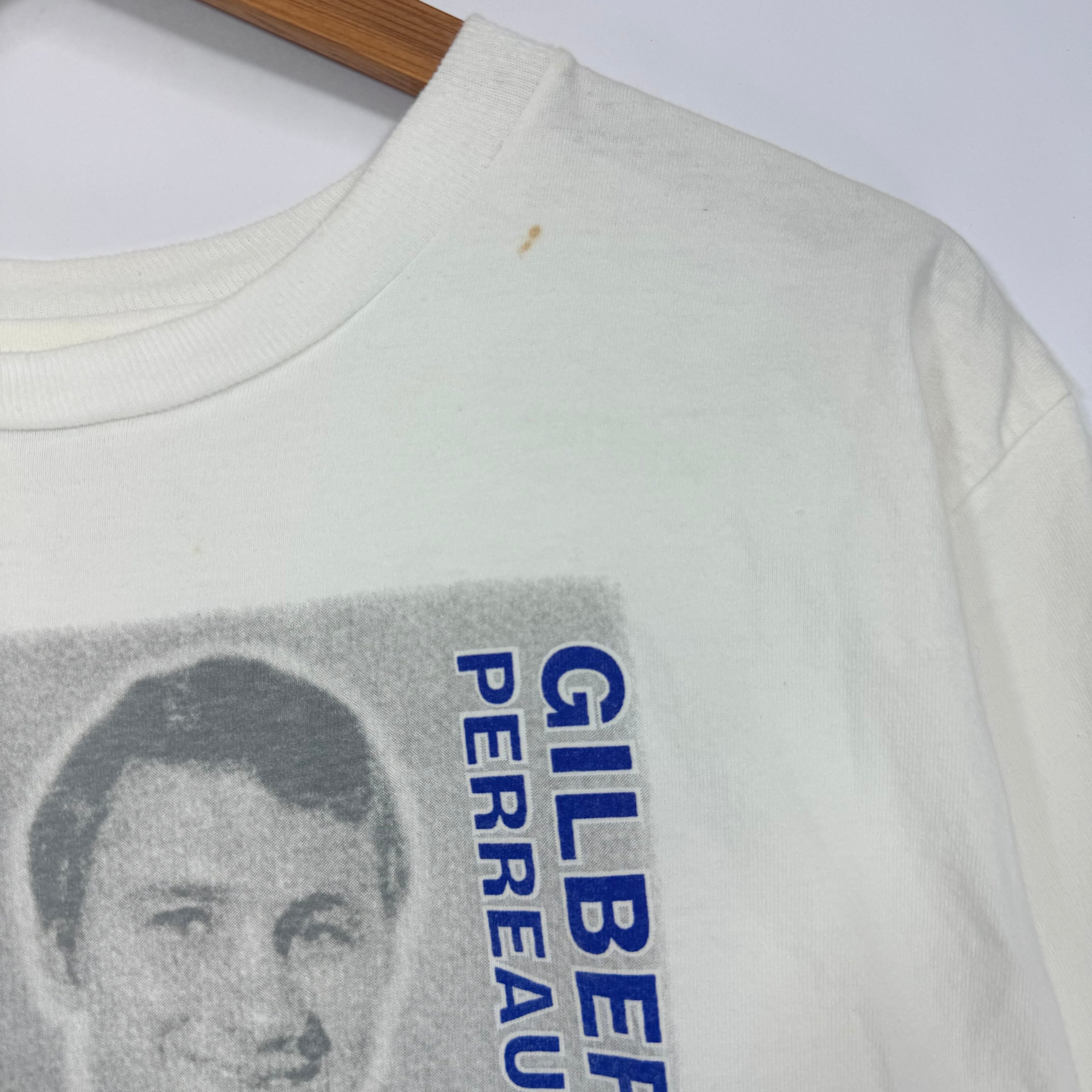 Vintage Buffalo Sabres Gilbert Perreault Signed Shirt Large