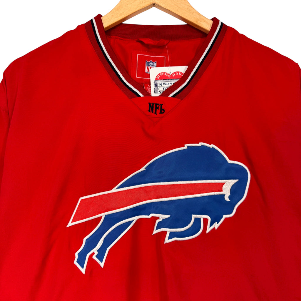 Vintage Buffalo Bills Pullover Windbreaker Jacket Large