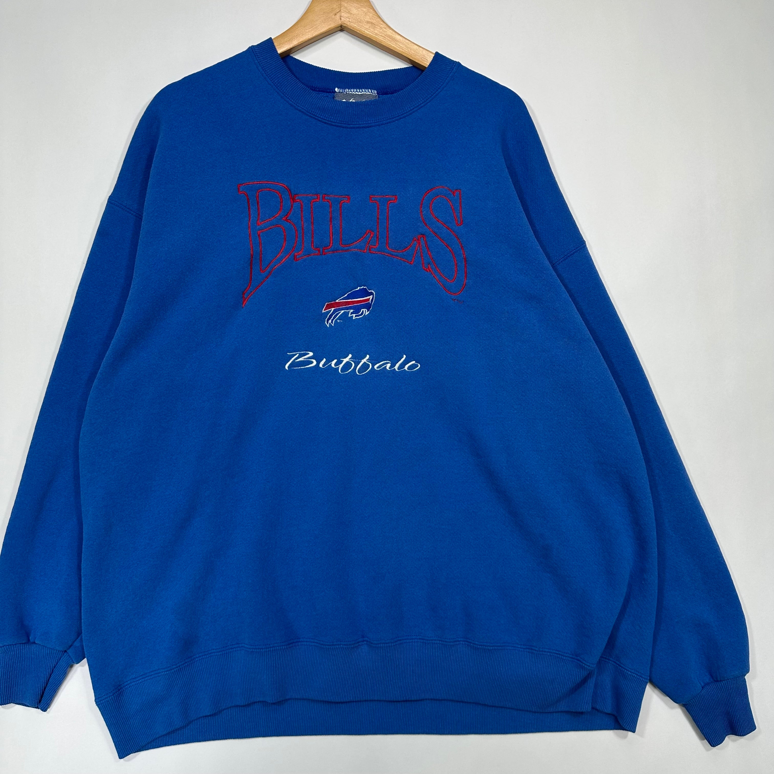 Vintage Buffalo Bills Embroidered Crewneck Sweatshirt XXL