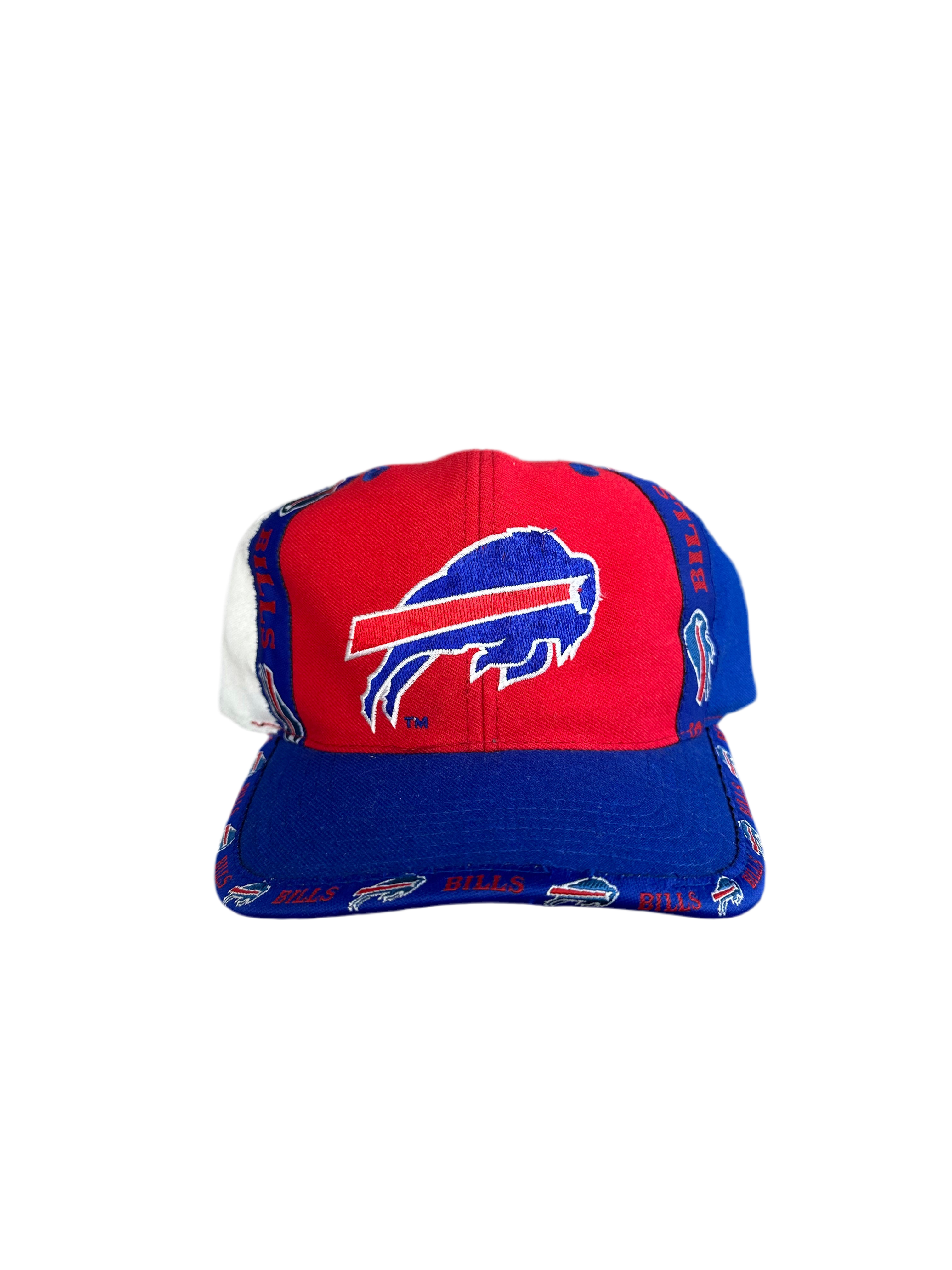 Vintage Buffalo Bills Tape Logo Snapback Hat