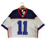 Vintage Buffalo Bills Drew Bledsoe Cropped Jersey XL