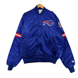 Vintage Buffalo Bills Starter Satin Bomber Jacket XL