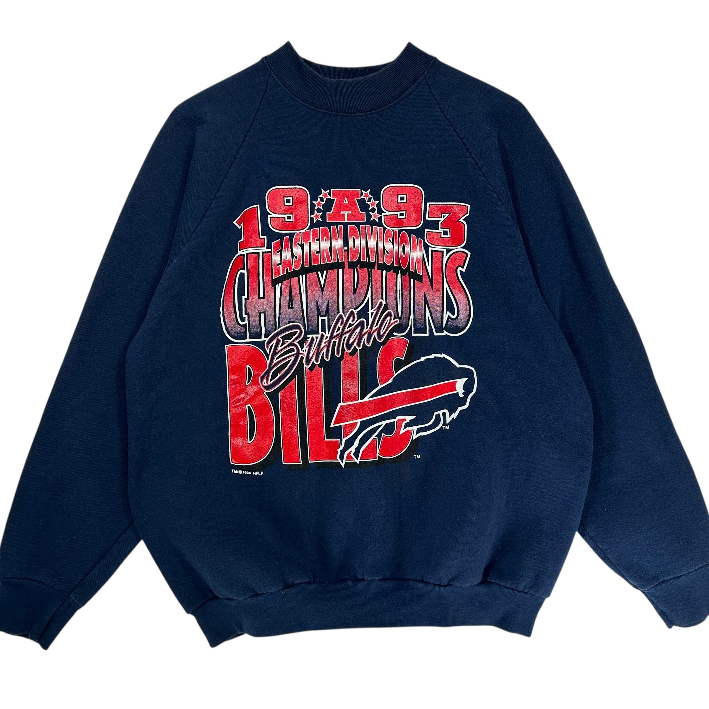 Vintage Buffalo Bills 1993 Division Champs Crewneck Sweatshirt XL