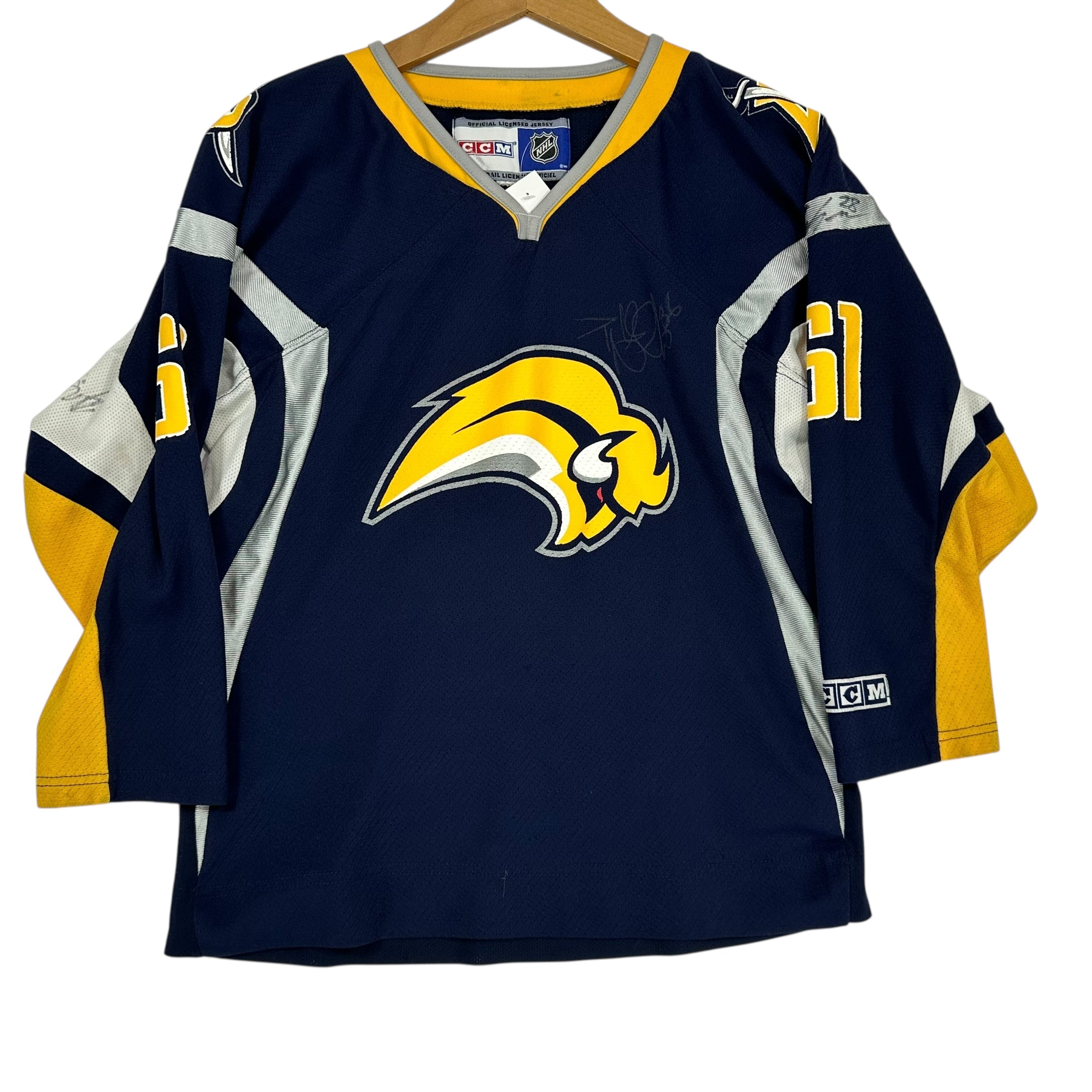 Vintage Kids Buffalo Sabres Shirt Jersey Size Large/XL