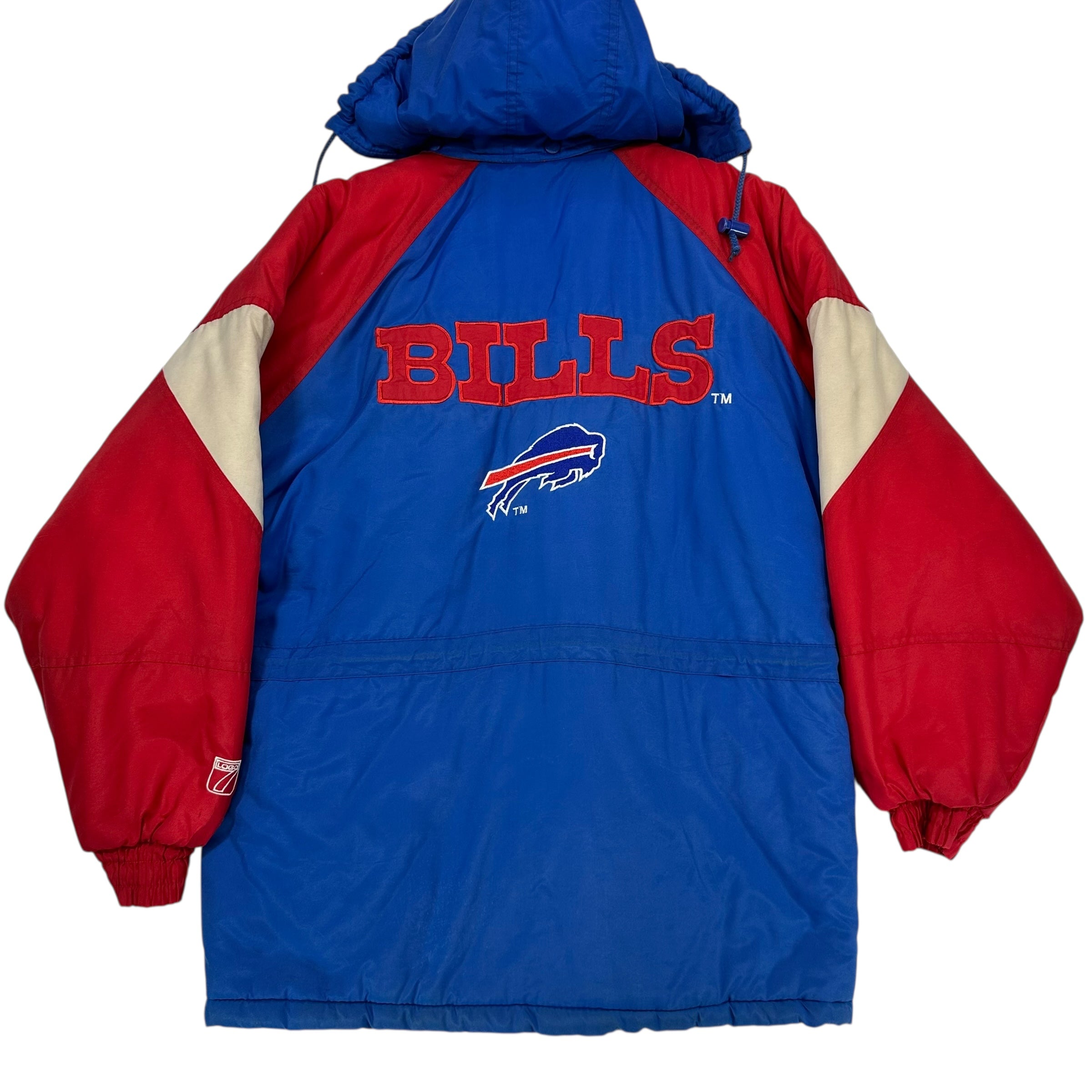 Vintage Buffalo Bills Puffer Parka Jacket Medium