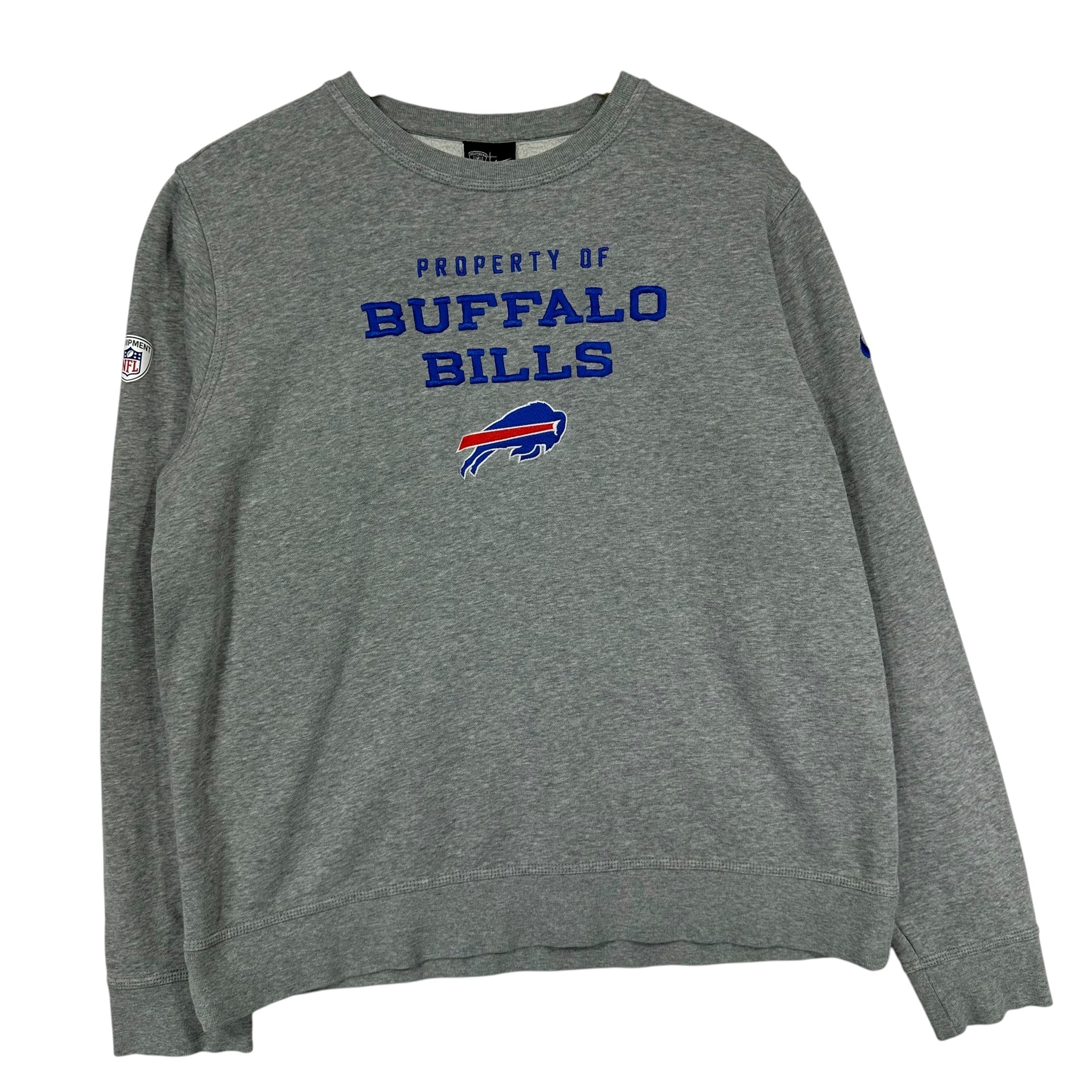 Buffalo Bills Embroidered Crewneck Sweatshirt Large