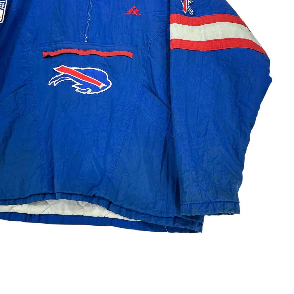 Vintage Buffalo Bills Pullover Quilted Jacket Medium