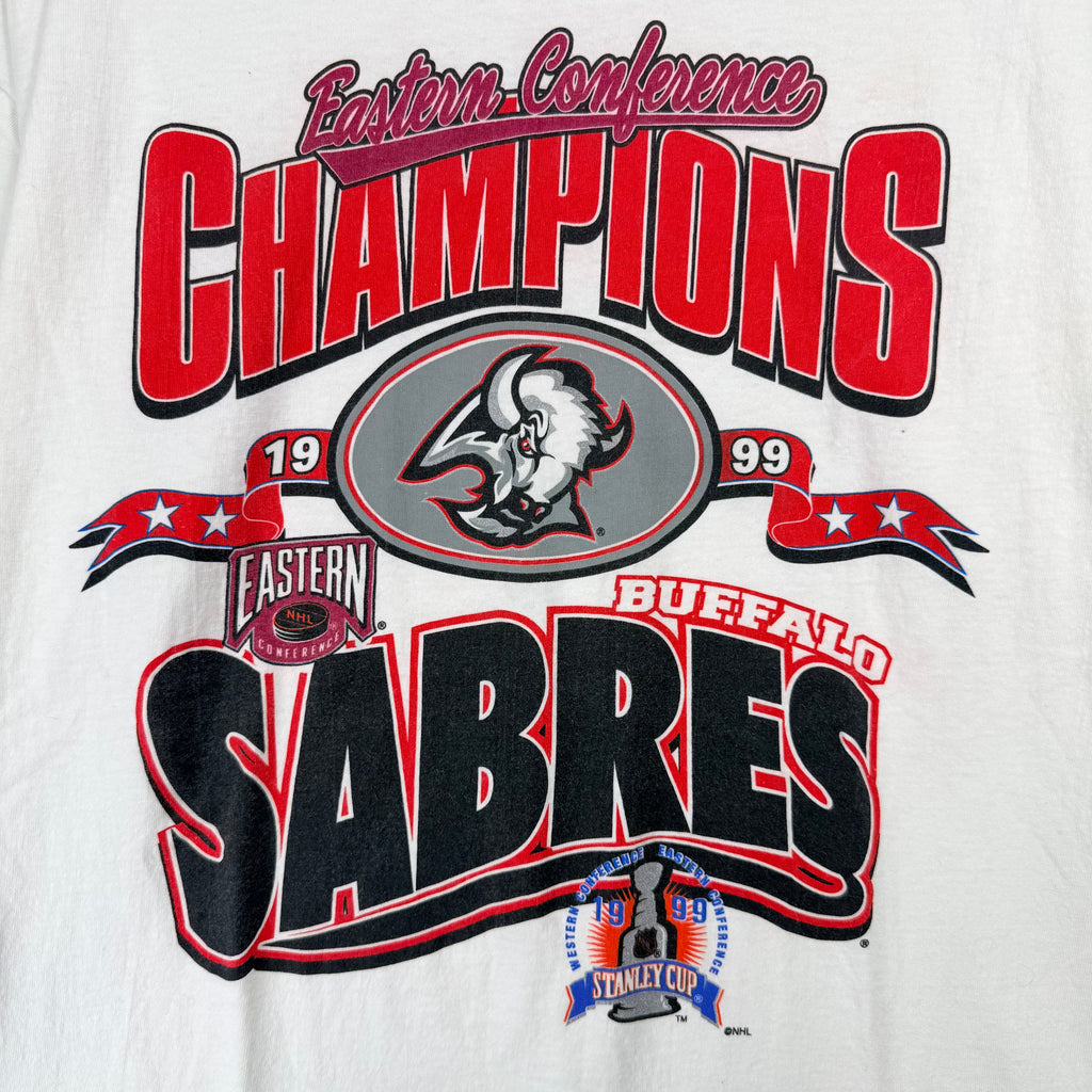 Vintage Buffalo Sabres Eastern Conference Champ Shirt XL