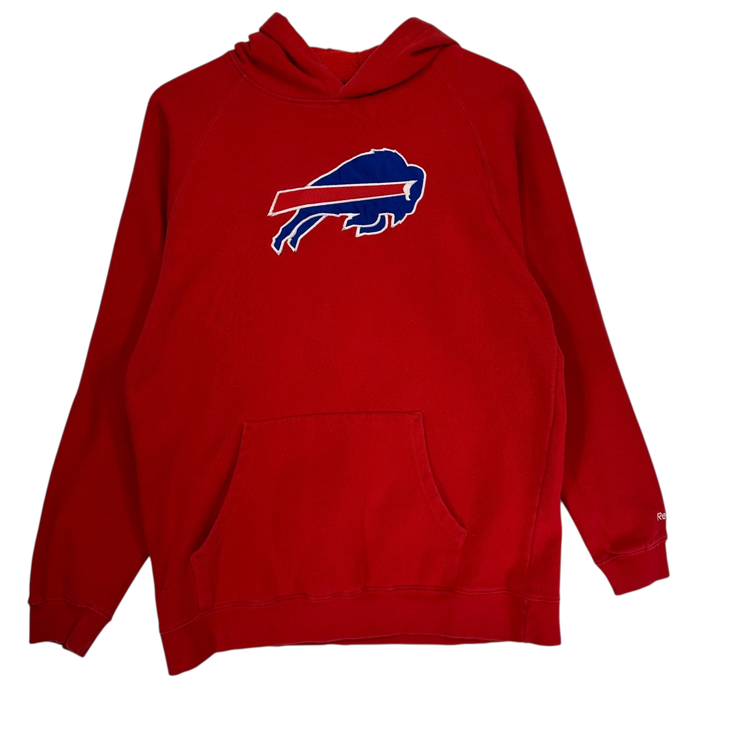 Vintage Buffalo Bills Embroidered Hoodie Sweatshirt Large