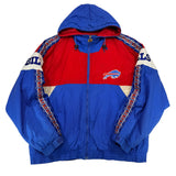 Vintage Buffalo Bills Tape Logo Puffer Jacket XL