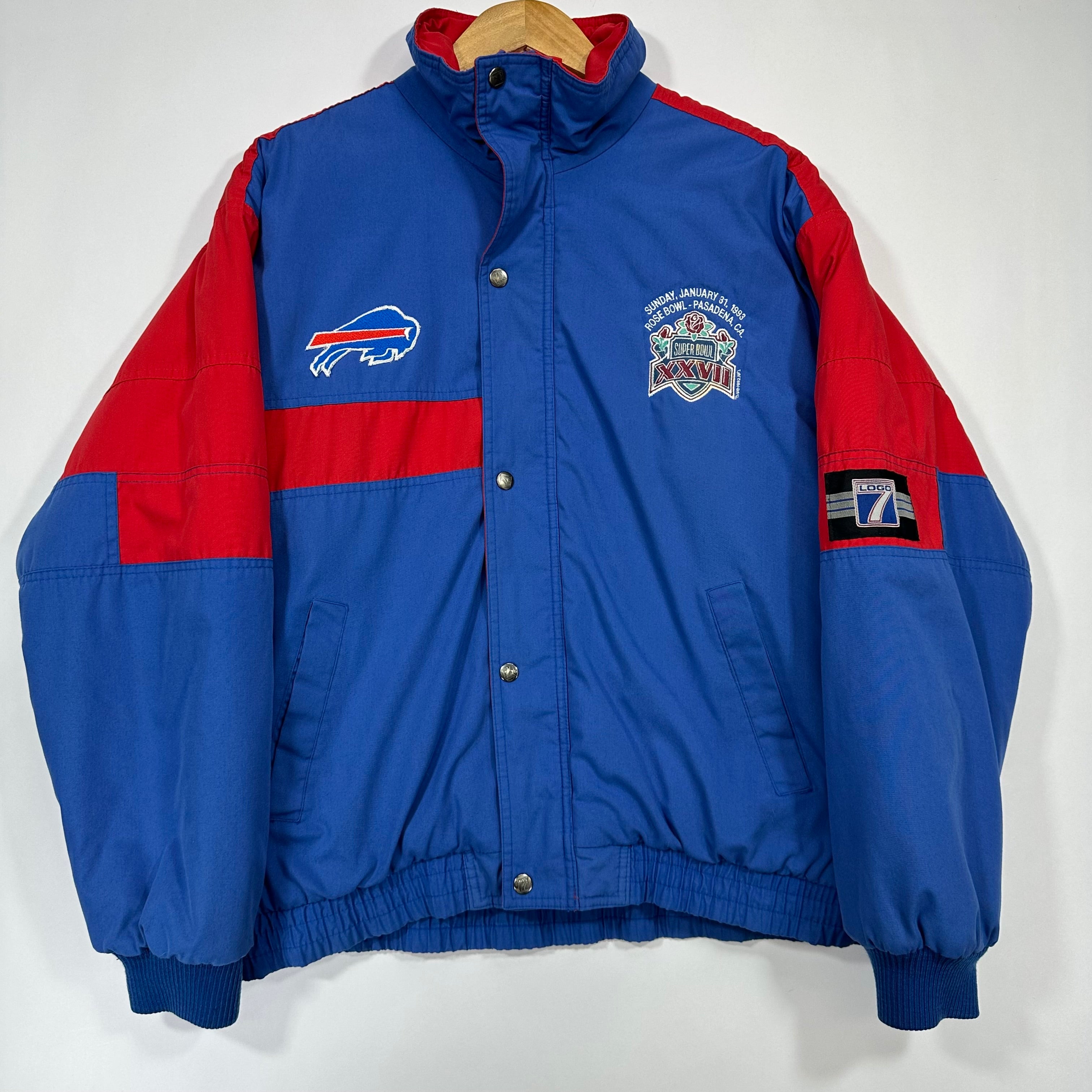 Vintage Buffalo Bills 1993 Super Bowl Puffer Jacket Medium