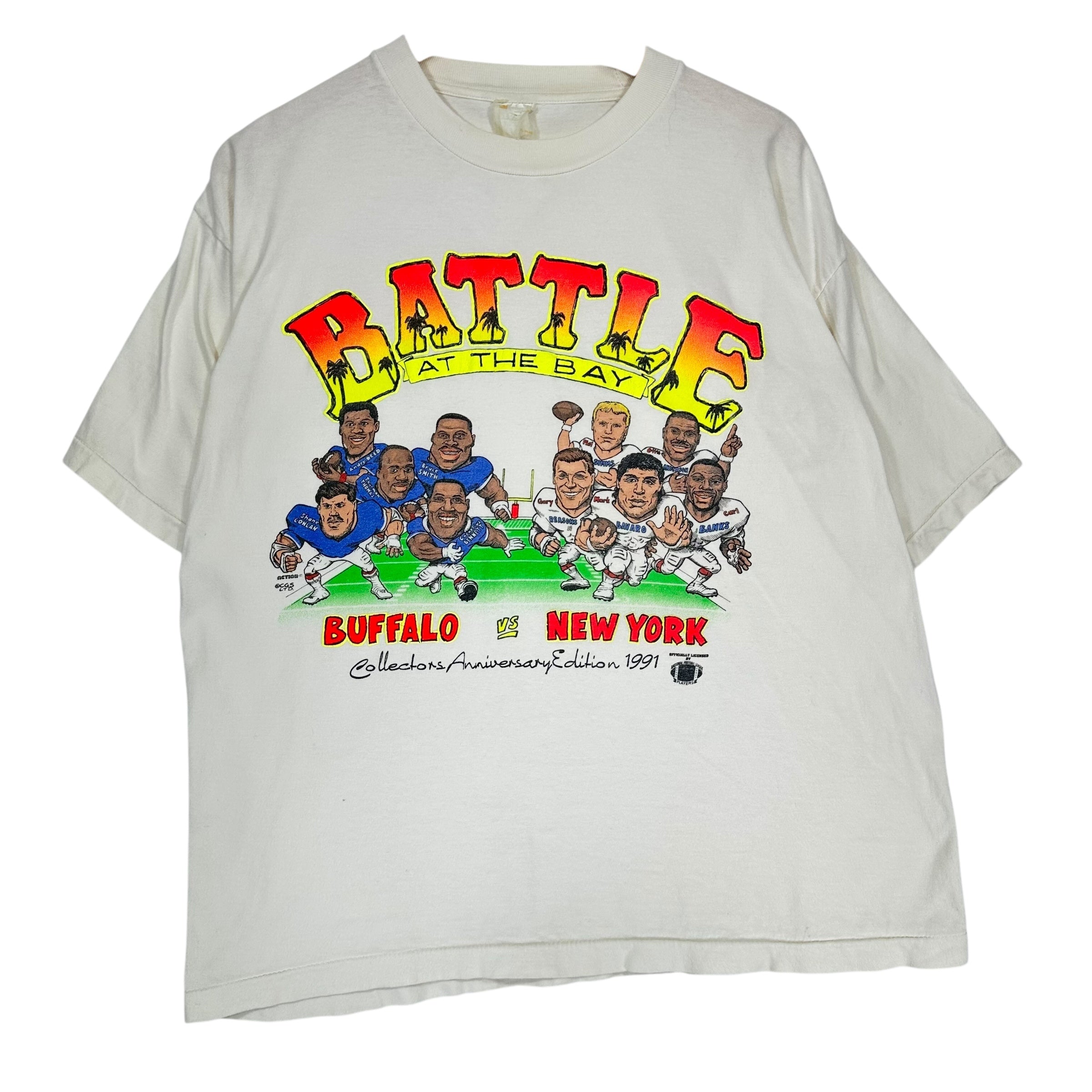 Vintage Buffalo Bills NY Giants 1991 Super Bowl Shirt XL