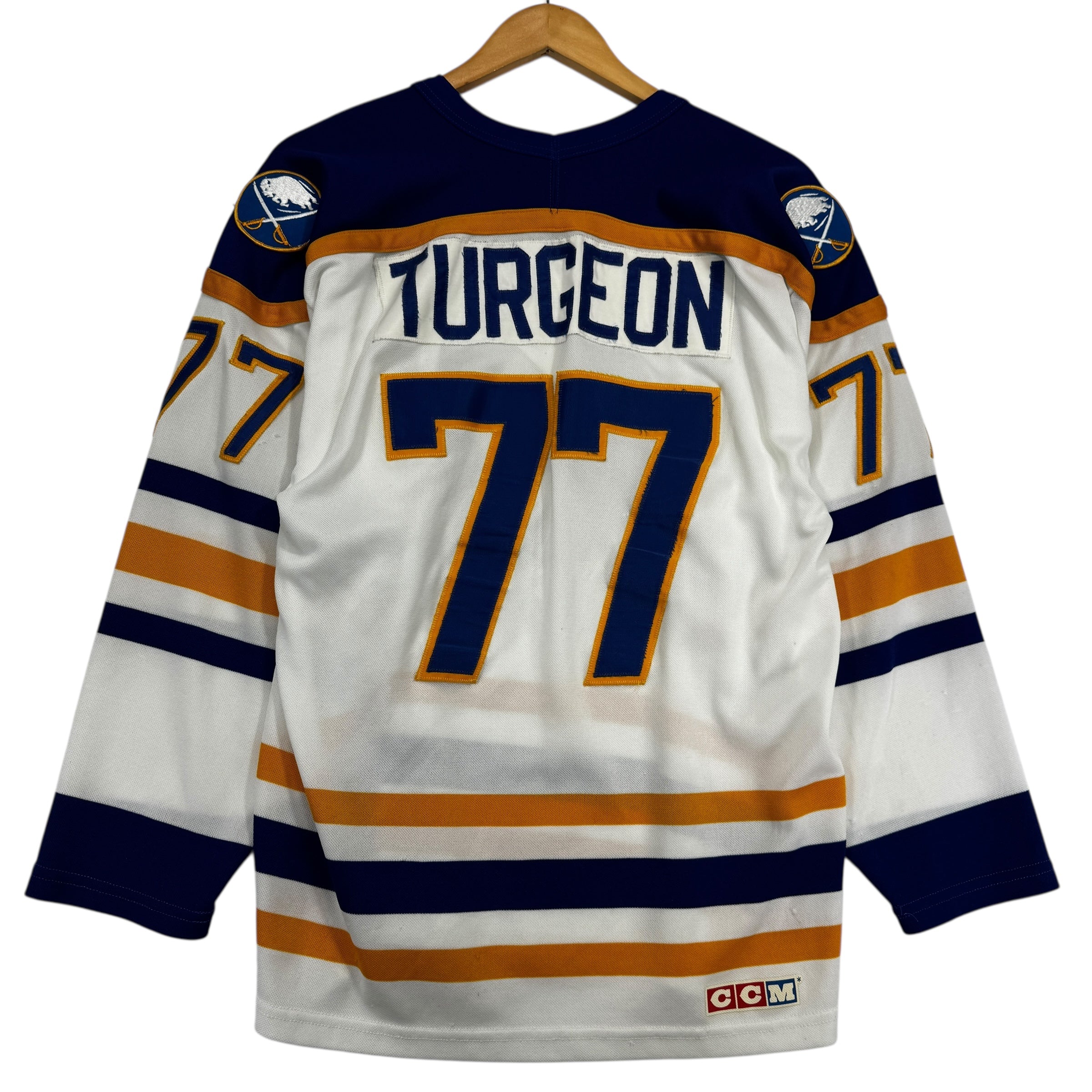 Vintage Buffalo Sabres Pierre Turgeon Jersey Shirt Medium