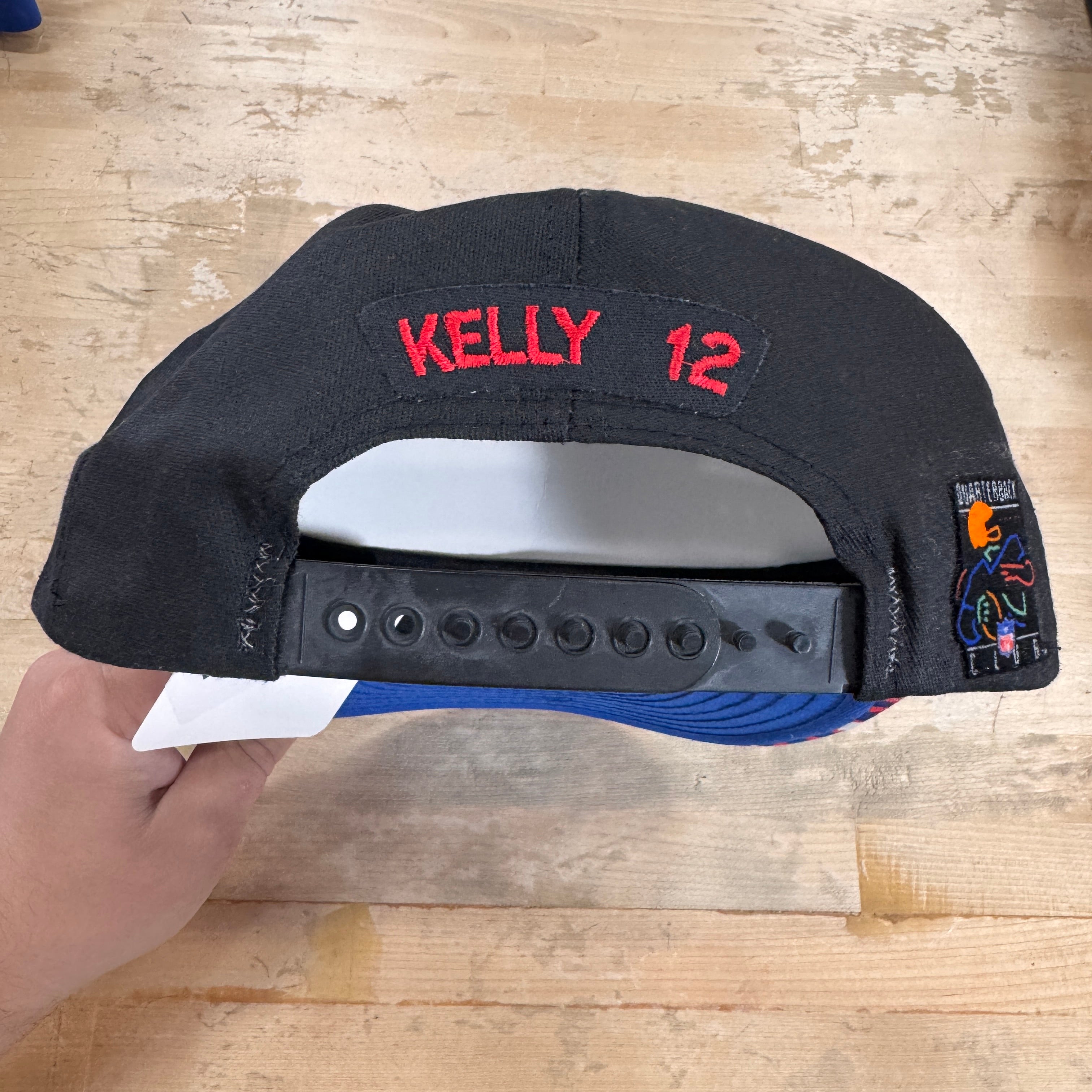 Vintage Buffalo Bills #12 Kelly Zubaz Snapback Hat