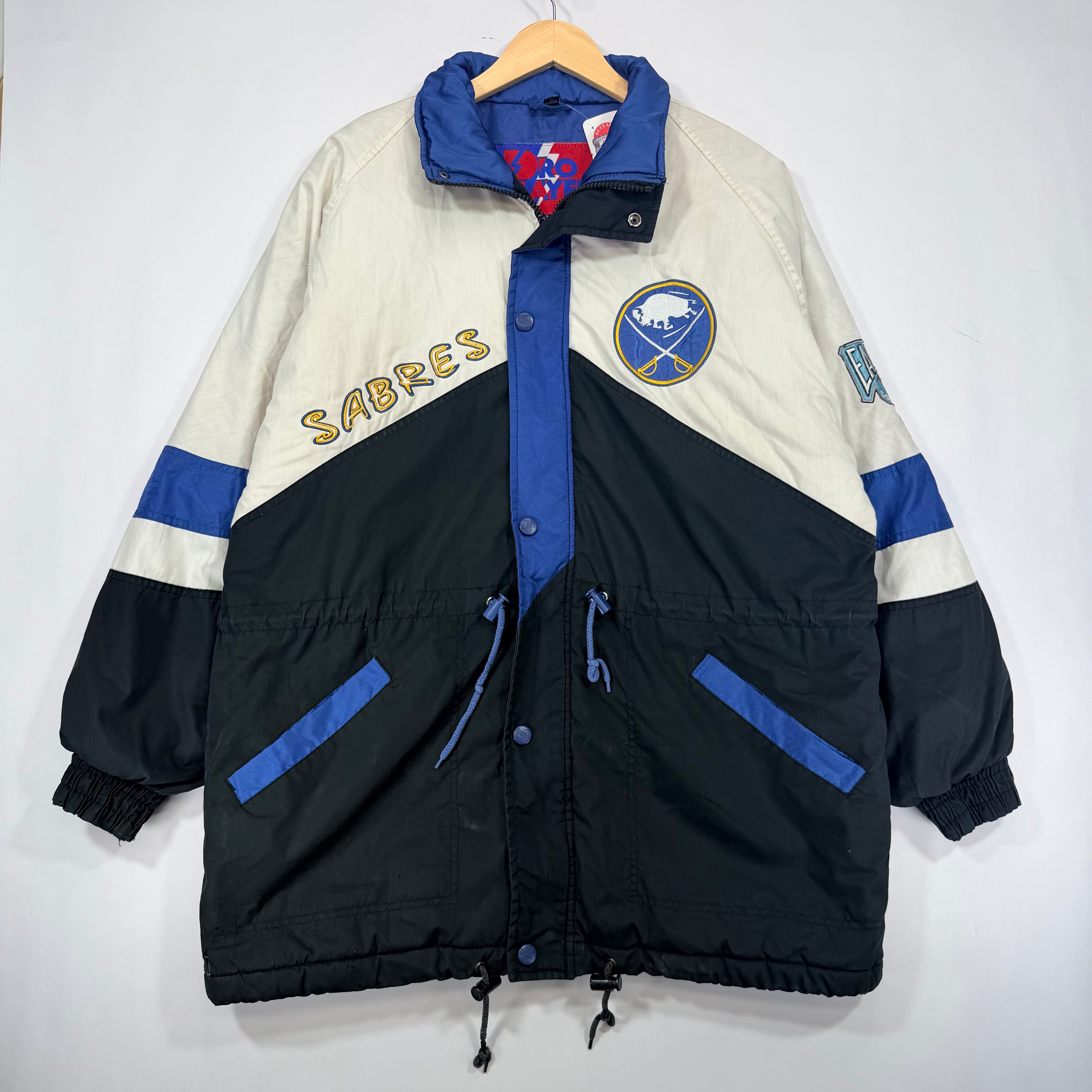 Vintage Buffalo Sabres Pro Player Parka Jacket Medium