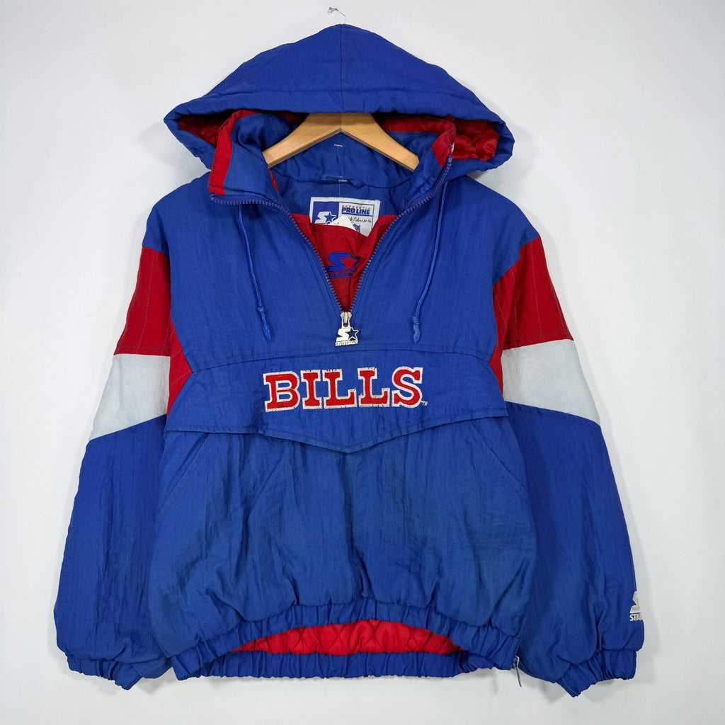 ********Vintage Buffalo Bills Starter Pullover Puffer Jacket Small