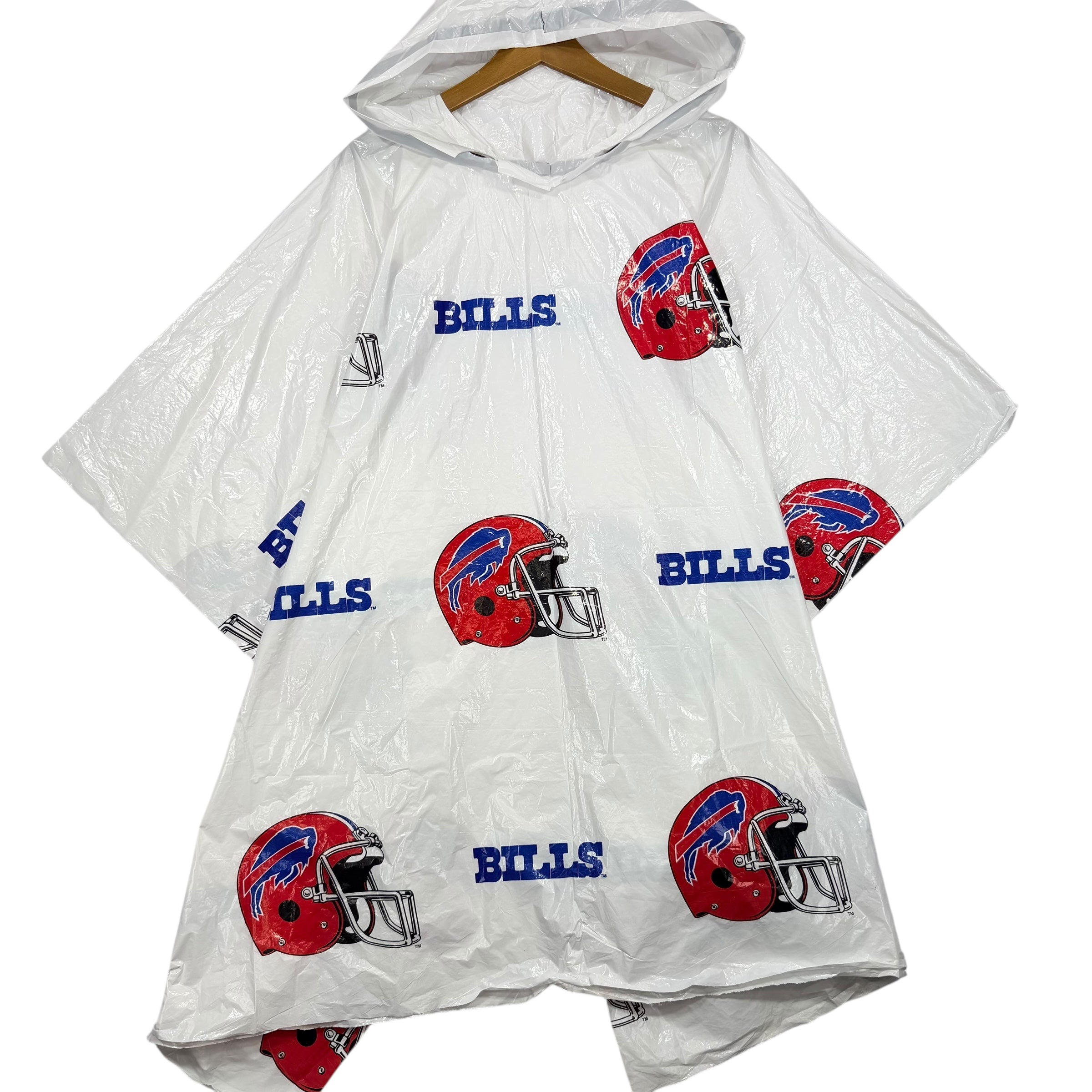 Vintage Buffalo Bills Rain Poncho Jacket Large
