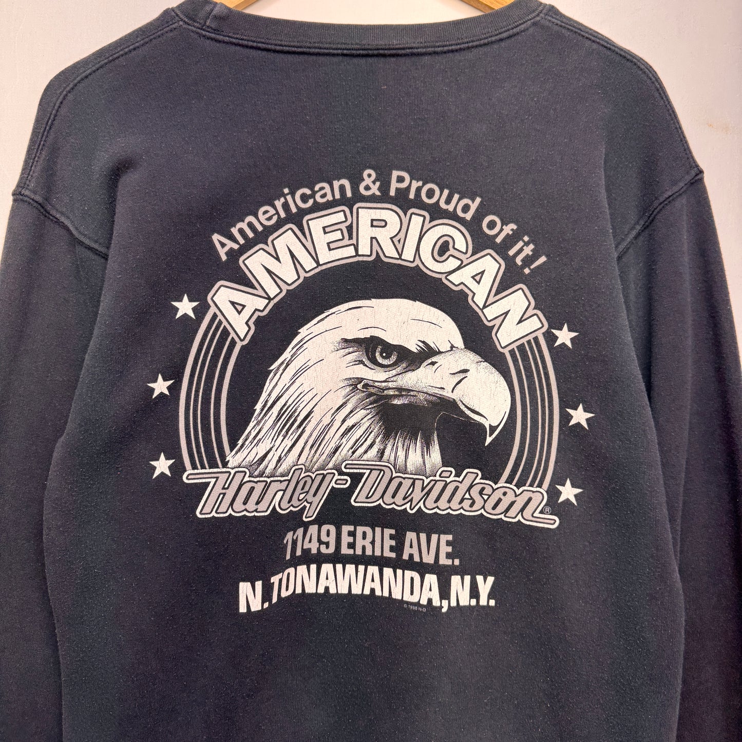 Vintage Harley Davidson N. Tonawanda NY Crewneck Sweatshirt Small