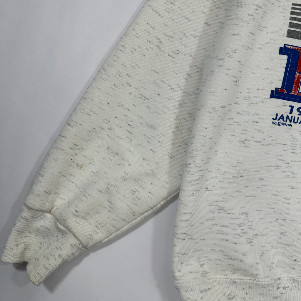 Vintage Buffalo Bills 1992 AFC Champs Crewneck Sweatshirt Large