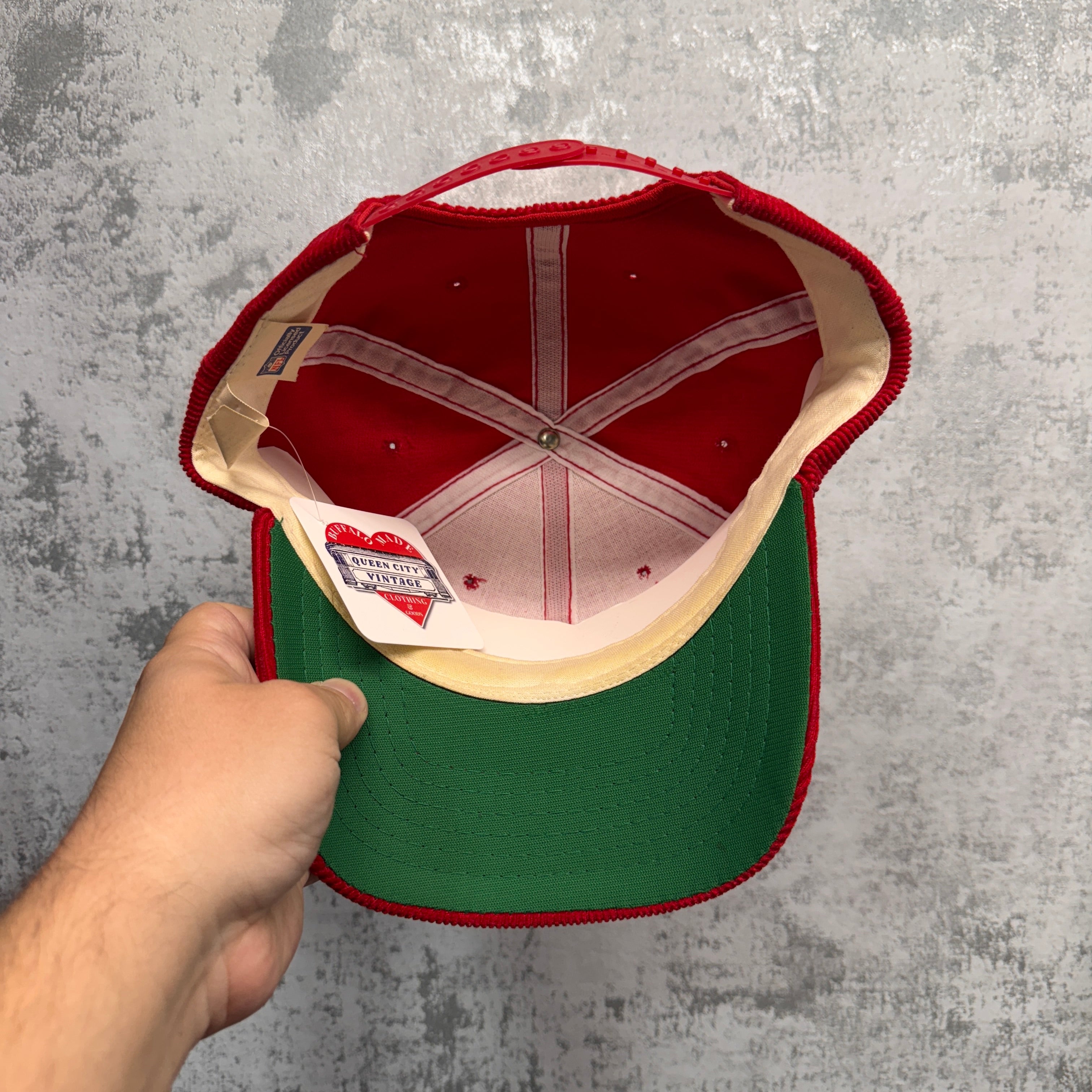 Vintage Buffalo Bills Corduroy Snapback Hat