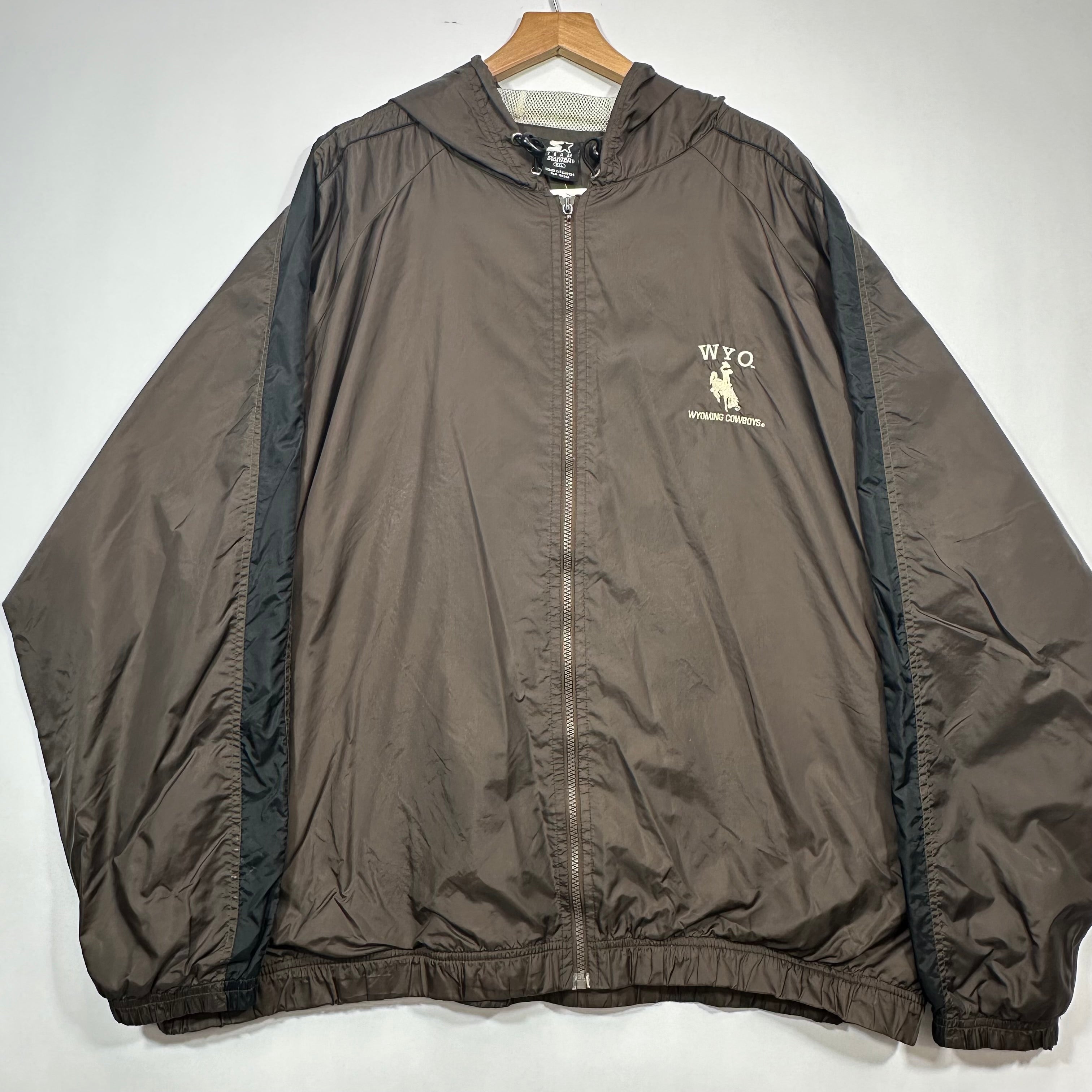 Vintage Buffalo Bills Wyoming Cowboys Windbreaker Jacket XXL