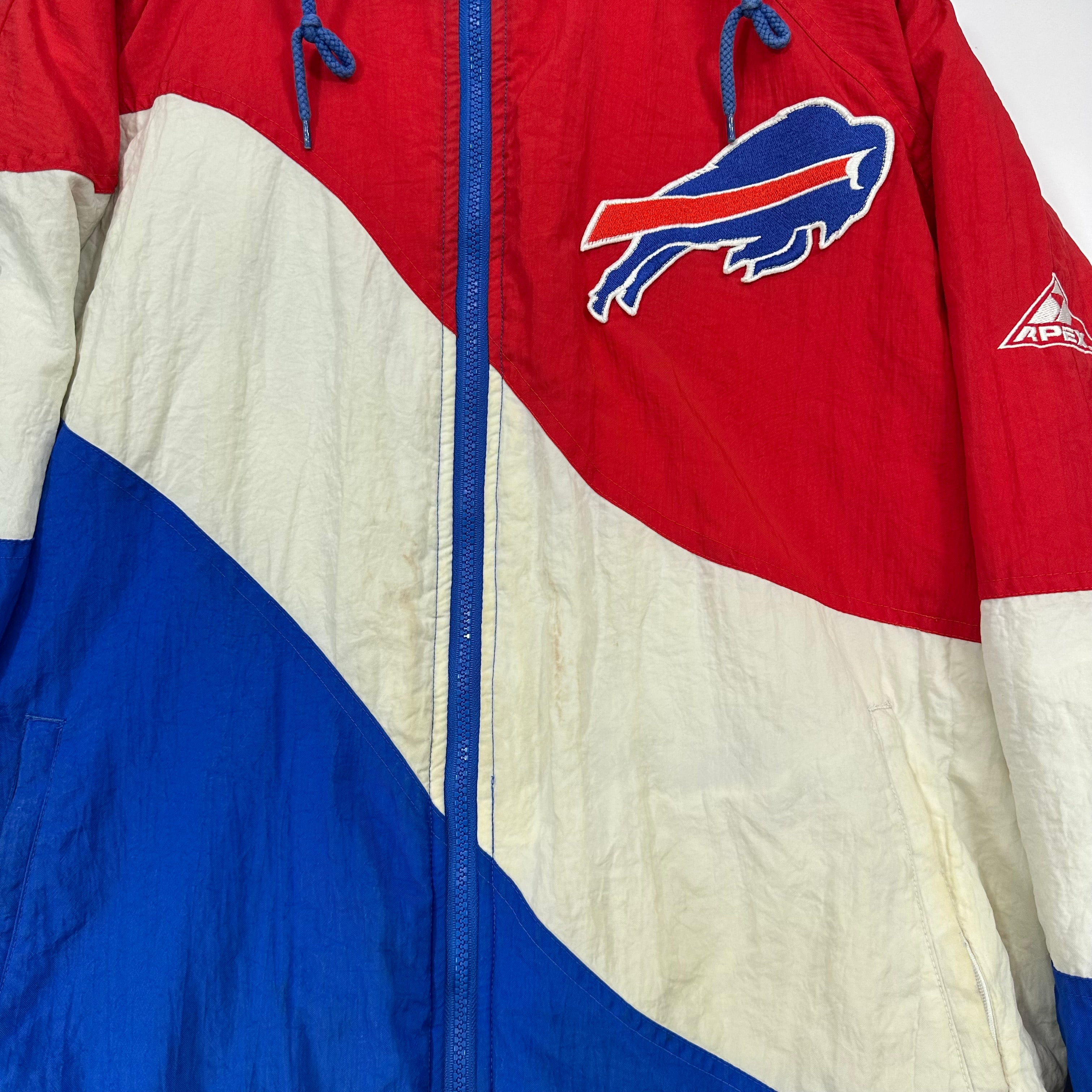Vintage Buffalo Bills Apex Wave Puffer Jacket Medium