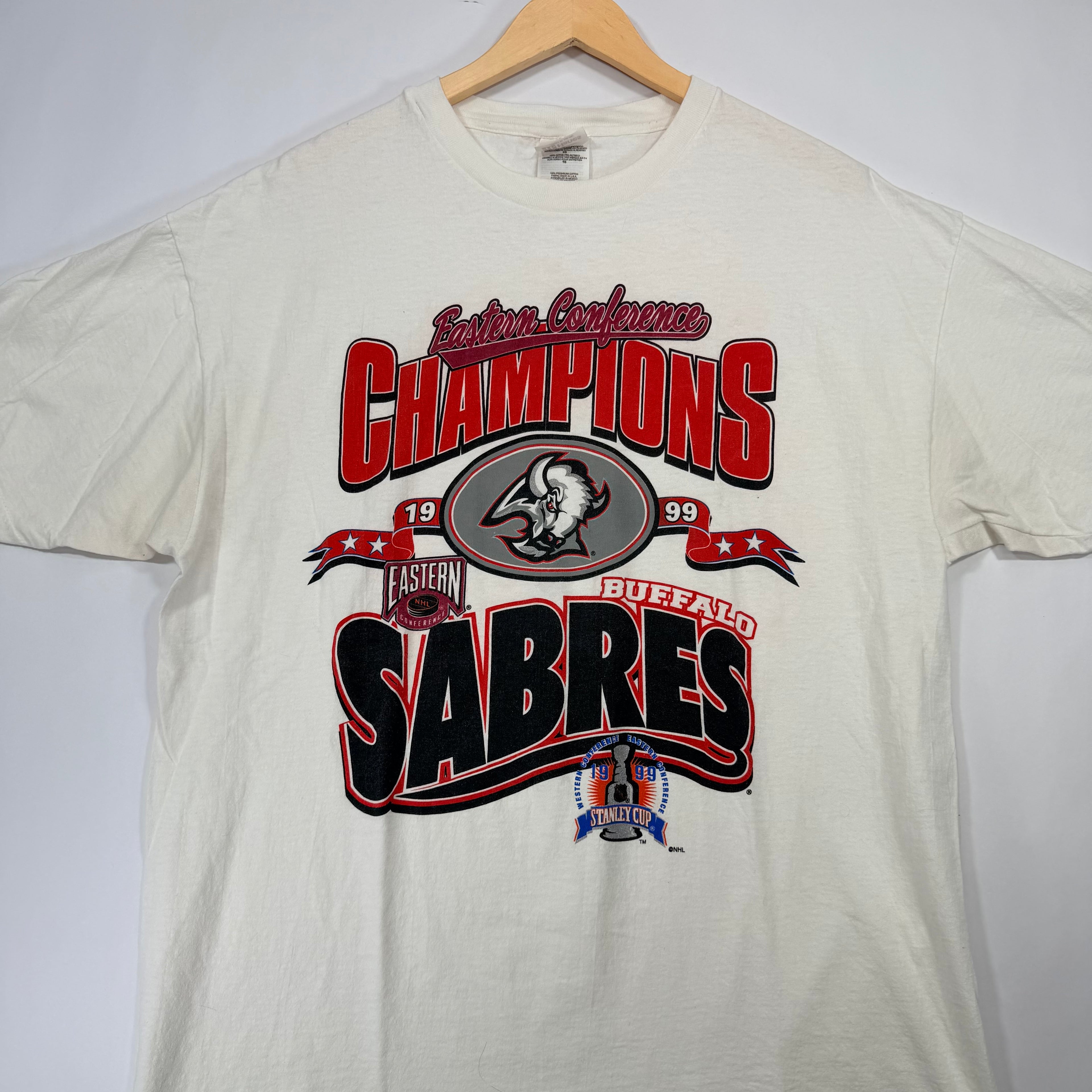 Vintage Buffalo Sabres Eastern Conference Champ Shirt XL