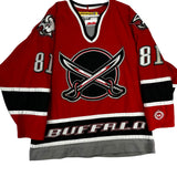 Vintage Buffalo Sabres Alternate Butterknife Miroslav Satan Jersey Large
