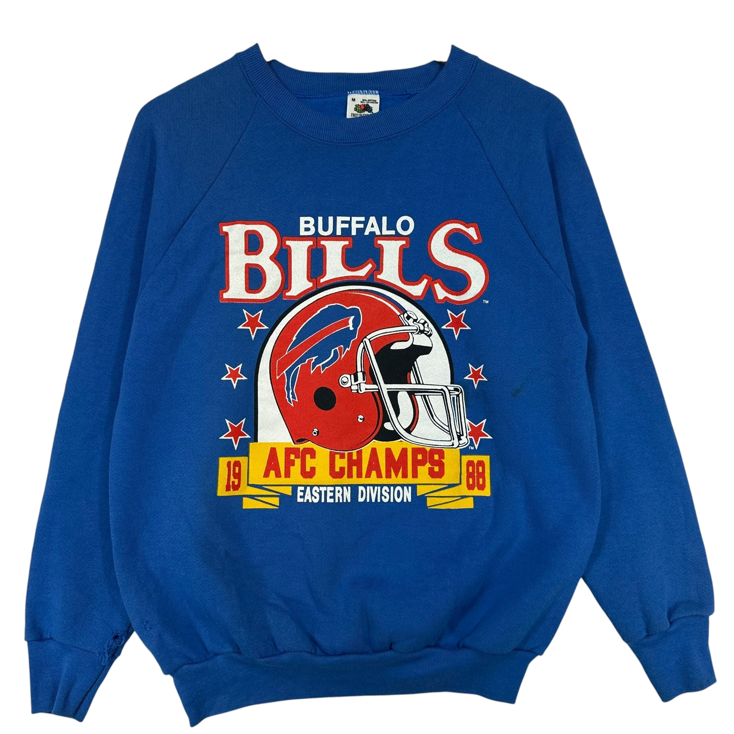 Vintage Buffalo Bills 1988 Division Champs Sweatshirt Medium
