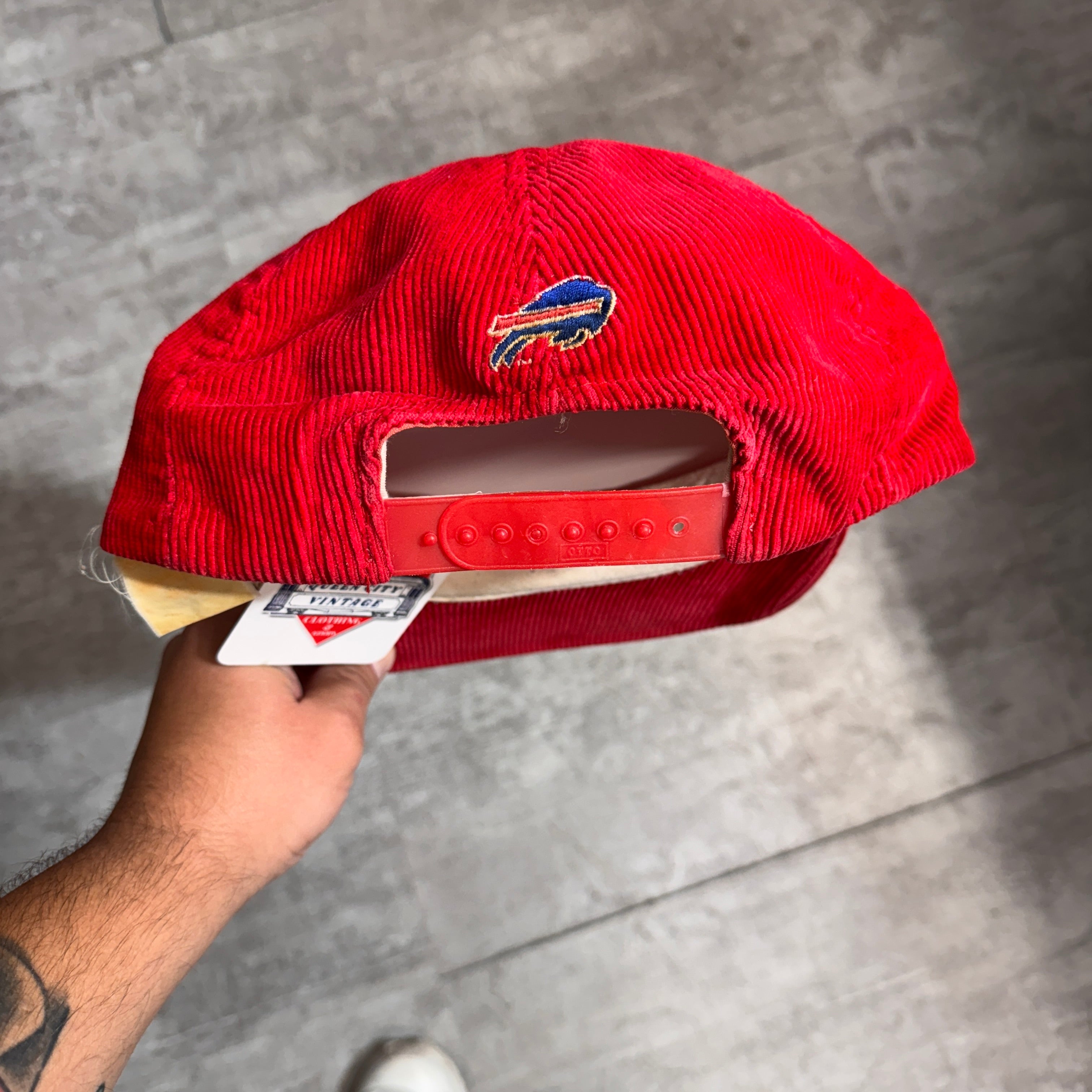 Vintage Buffalo Bills Corduroy Snapback Hat