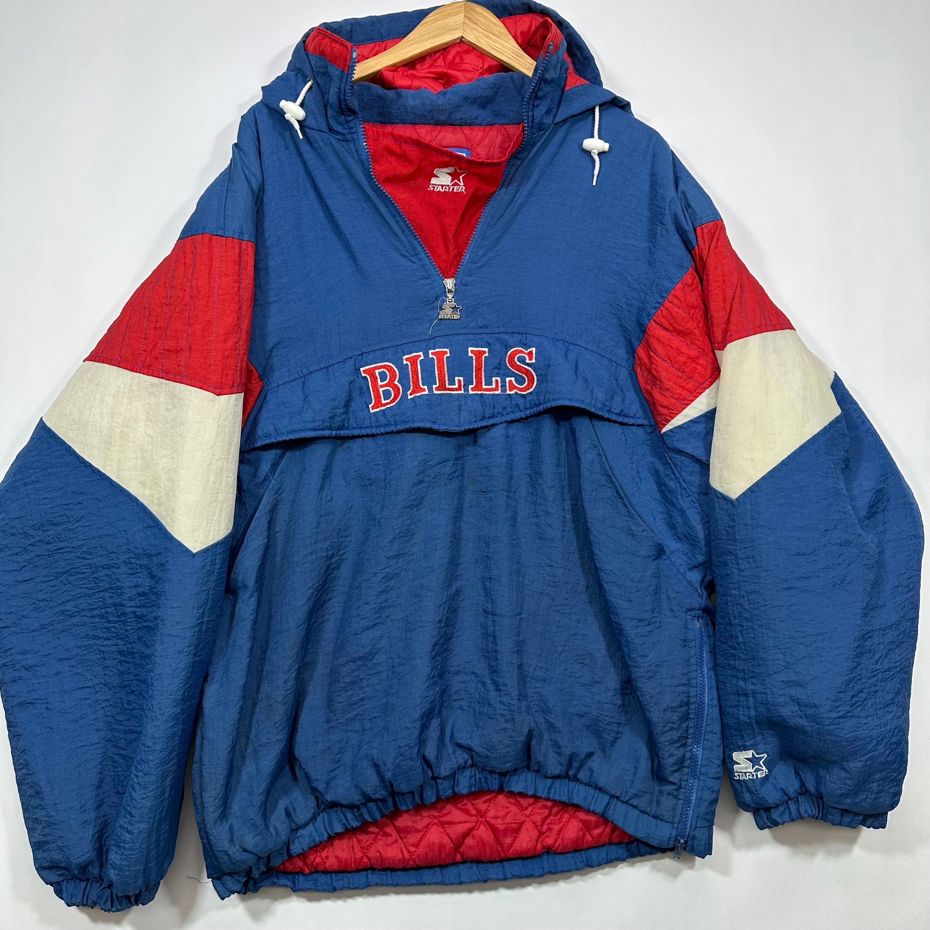 Vintage Buffalo Bills Starter Pullover Puffer Jacket XXL