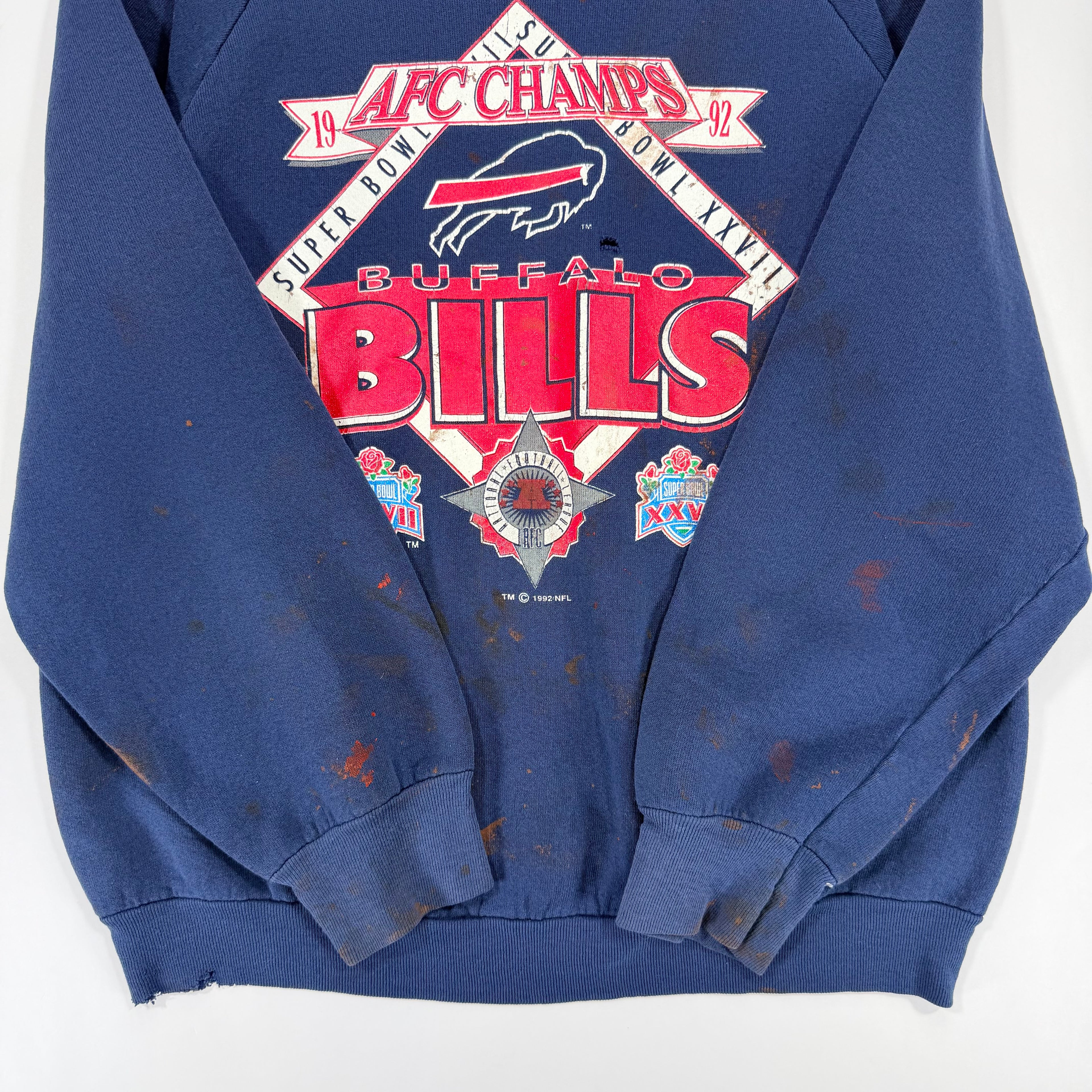 Vintage Buffalo Bills 1992 Super Bowl Crewneck Sweatshirt Large