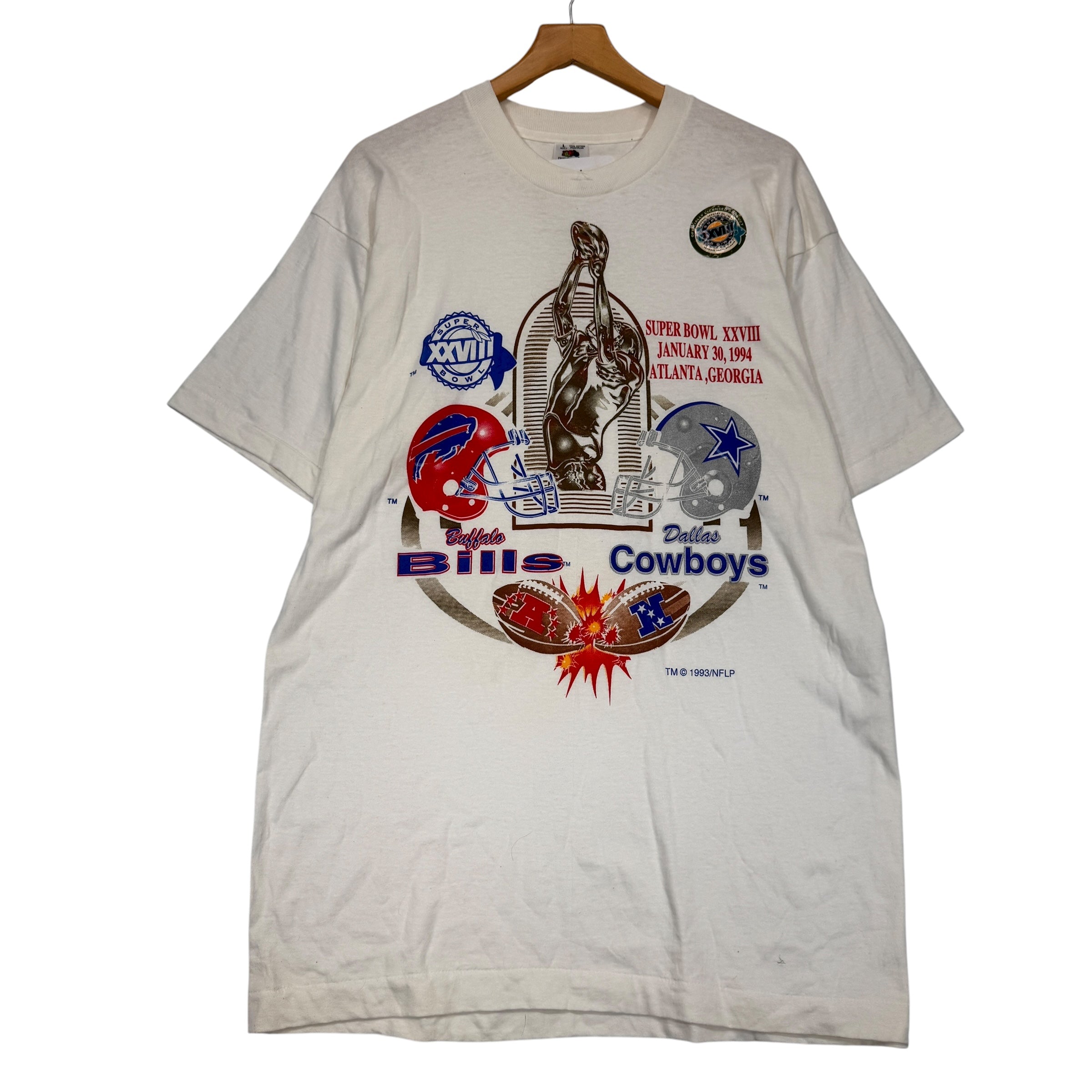 Vintage Buffalo Bills Deadstock 1994 Super Bowl Shirt Large