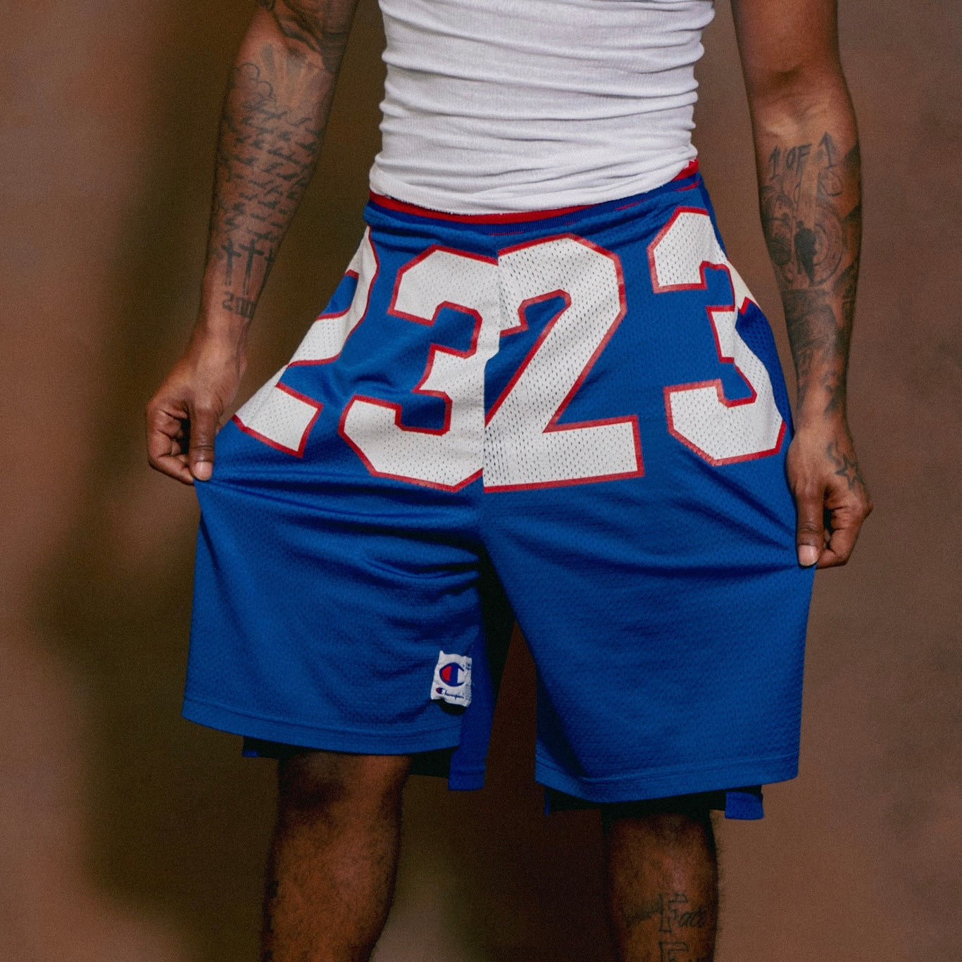 Vintage Buffalo Bills Upcycled Custom Jersey Shorts