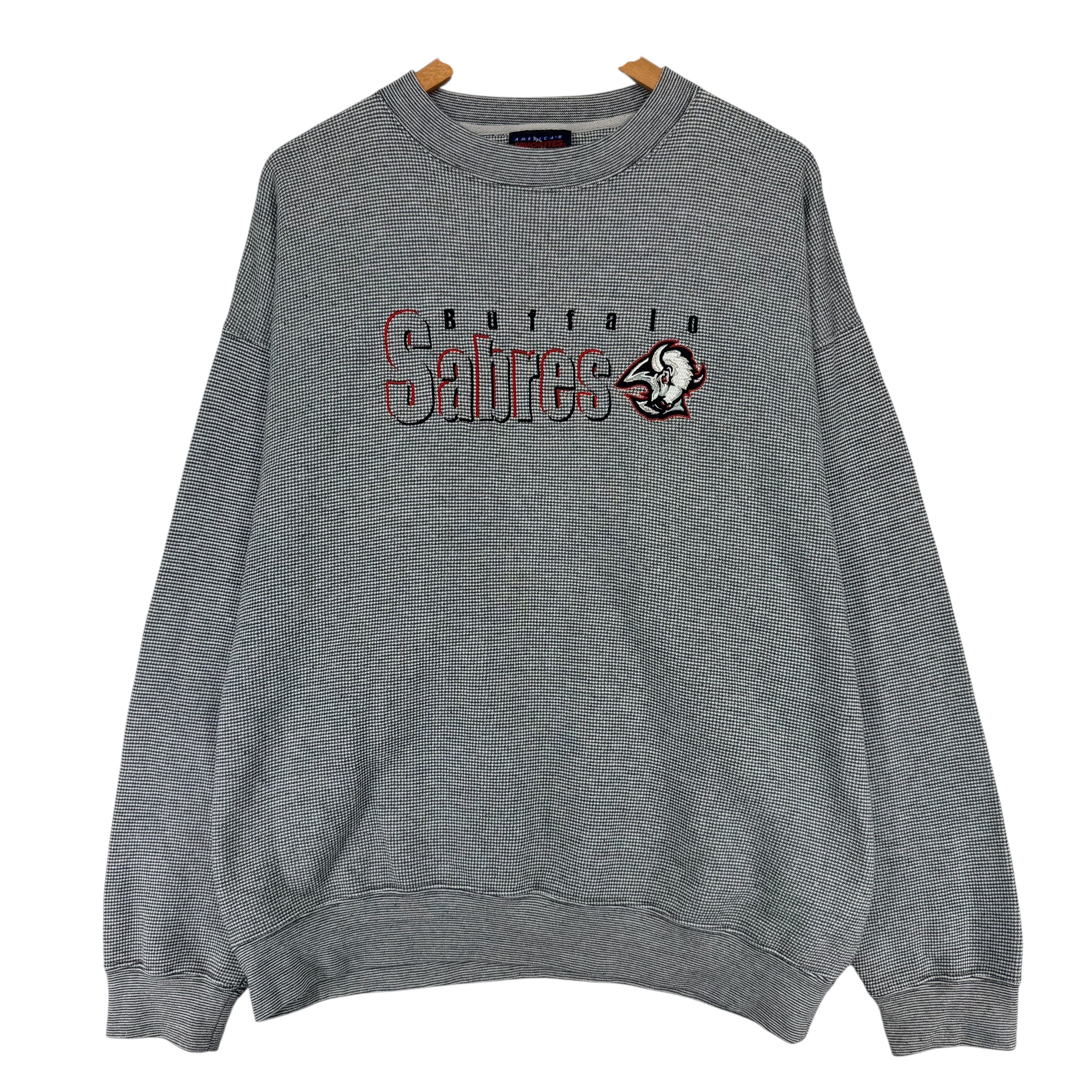 Vintage Buffalo Sabres Embroidered Crewneck Sweatshirt XL