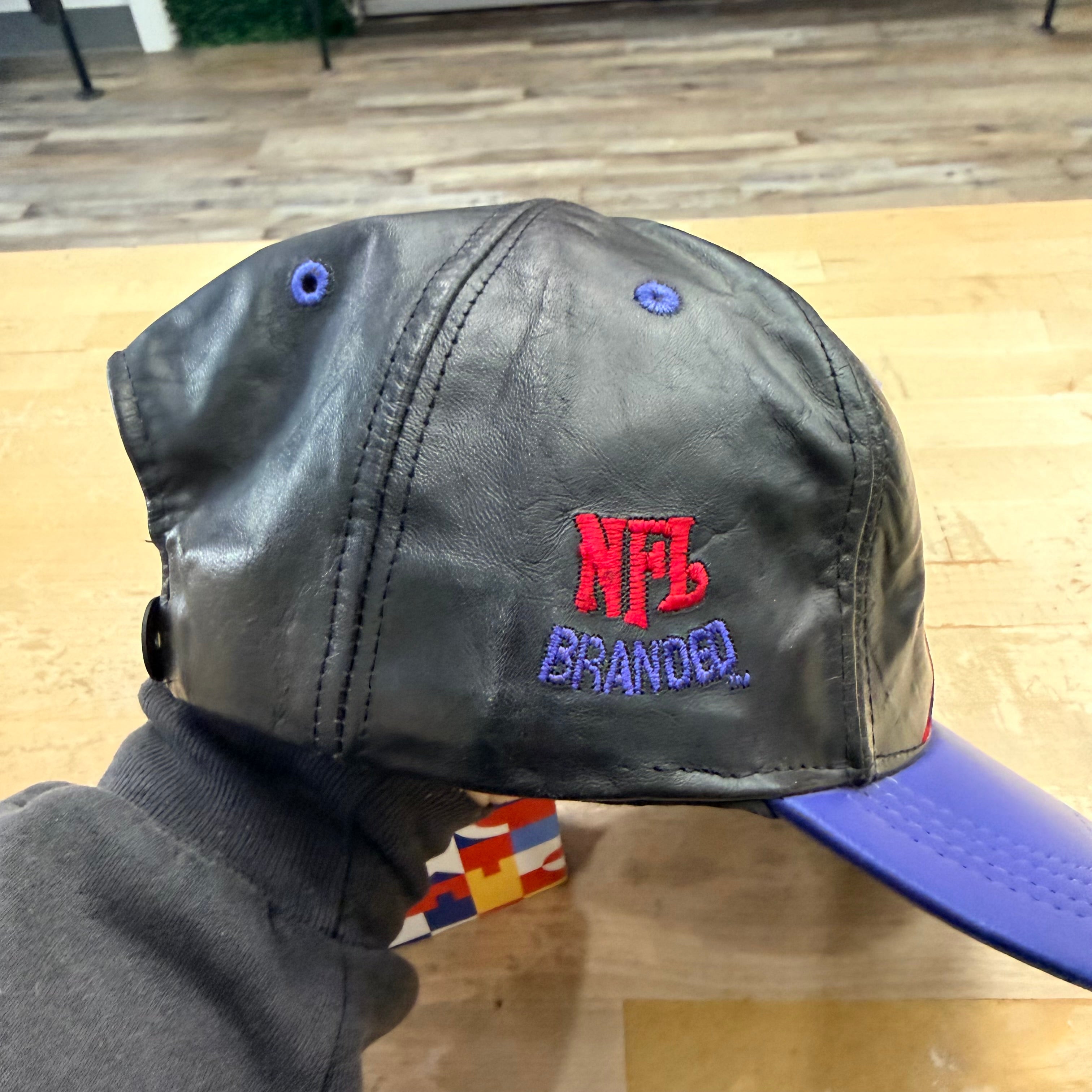 Vintage Buffalo Bills Leather Hat