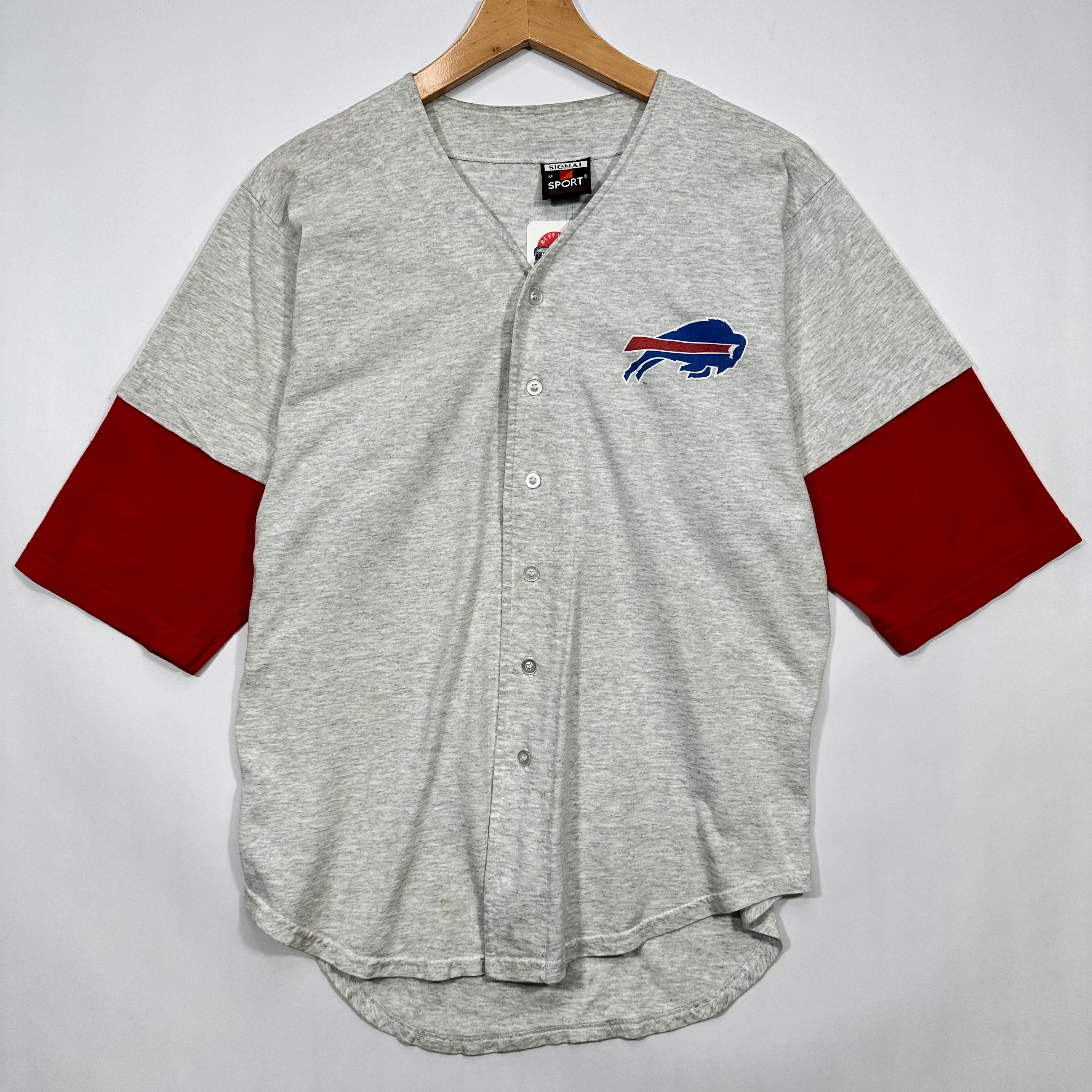 Vintage Buffalo Bills Baseball Jersey Shirt Medium