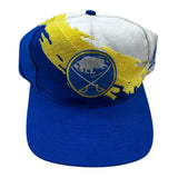 Vintage Buffalo Sabres Logo Athletic Splash Snapback Hat