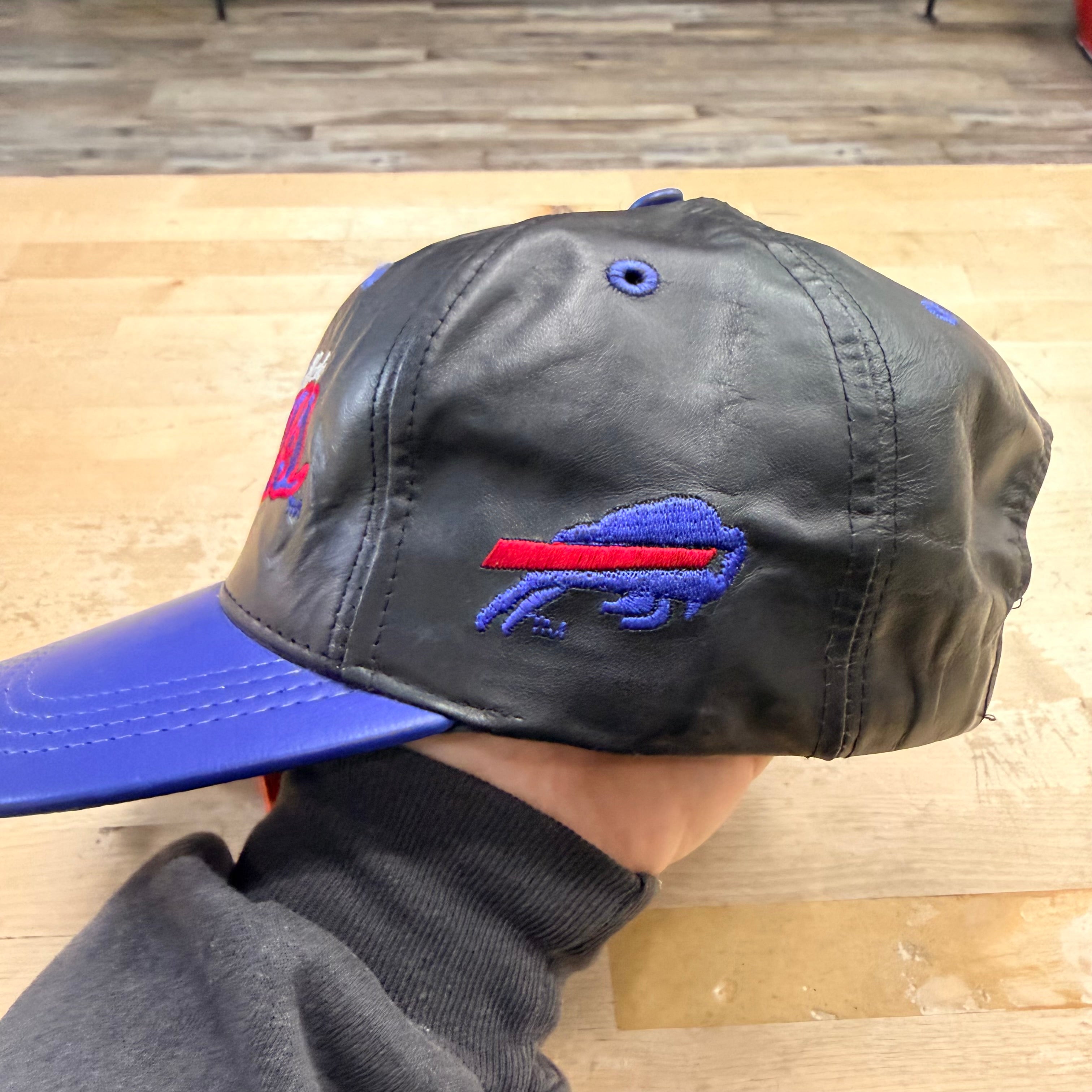 Vintage Buffalo Bills Leather Hat