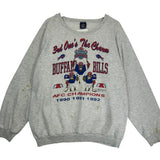 Vintage Buffalo Bills 1992 AFC CHAMPS Crewneck Sweatshirt XL