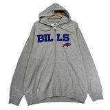 Vintage Buffalo Bills Zip Up Hoodie Sweatshirt XXL