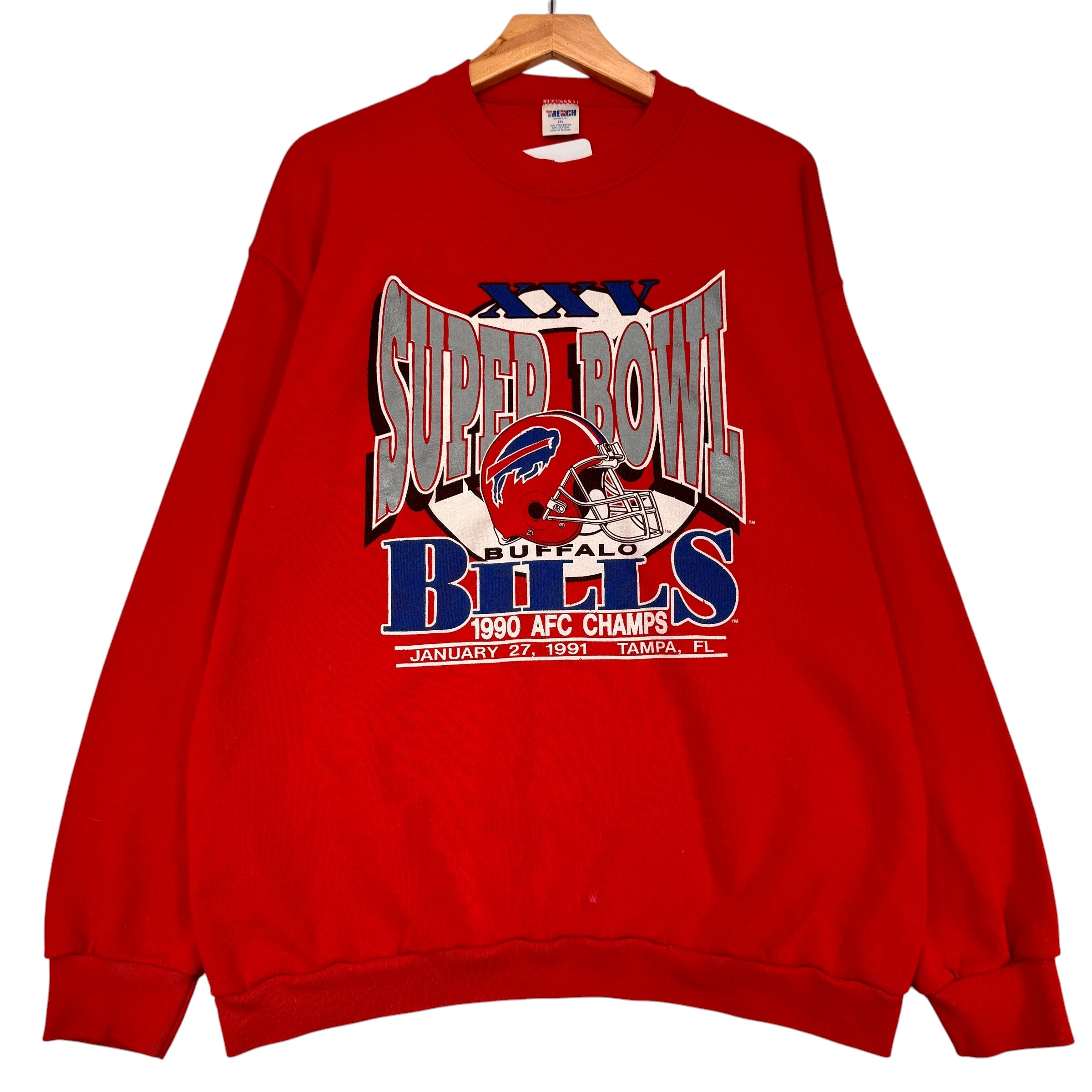 Vintage Buffalo Bills 1991 Super Bowl Crewneck Sweatshirt XL