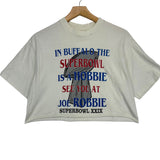 Vintage Buffalo Bills Super Bowl Cropped Shirt Medium