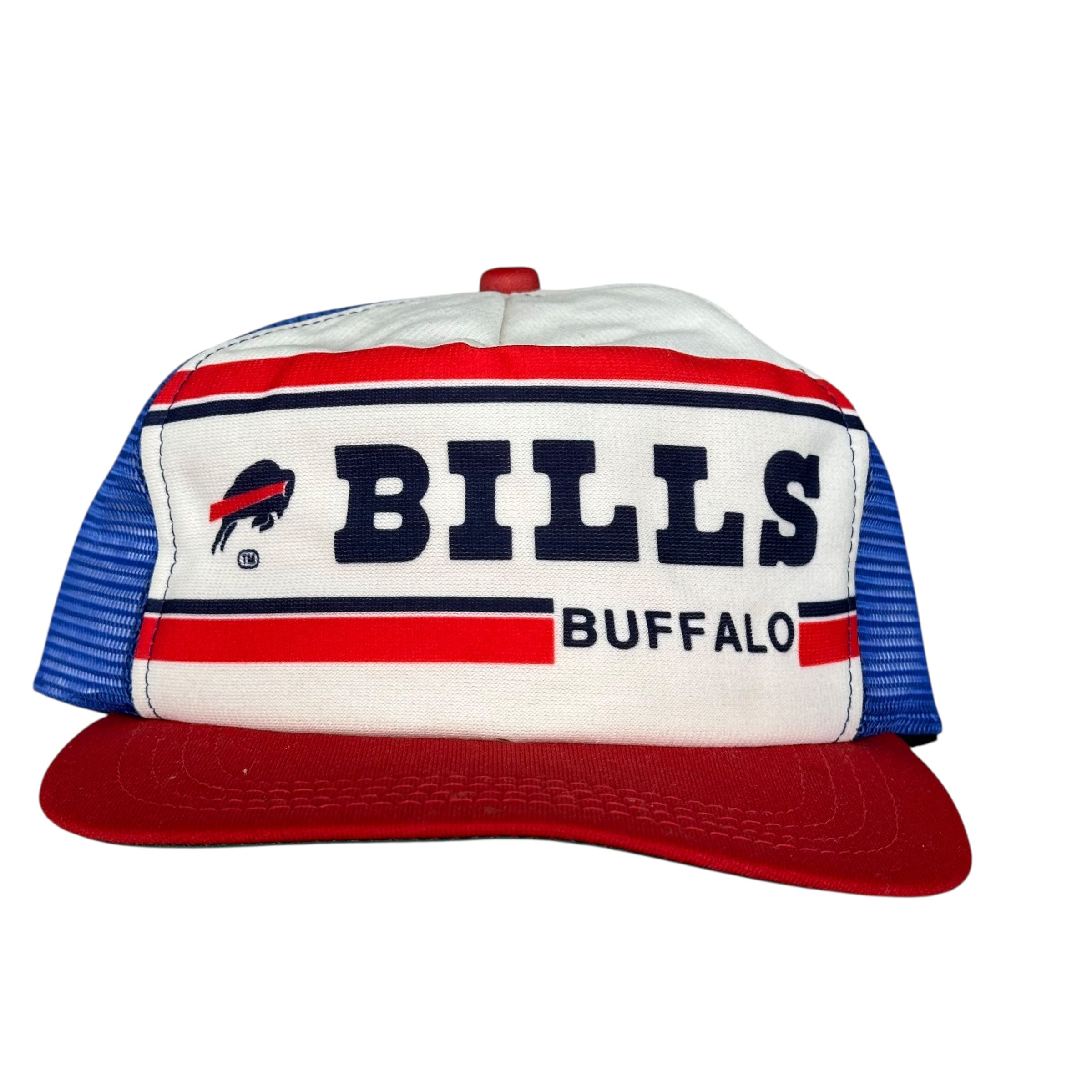 Vintage Buffalo Bills 1980s Mesh Trucker Snapback Hat