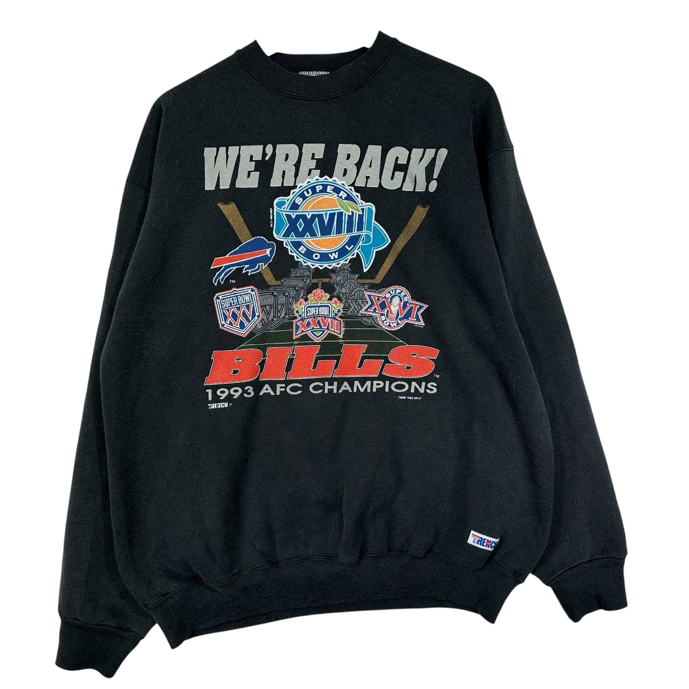 Vintage Buffalo Bills We’re Back Crewneck Sweatshirt XL