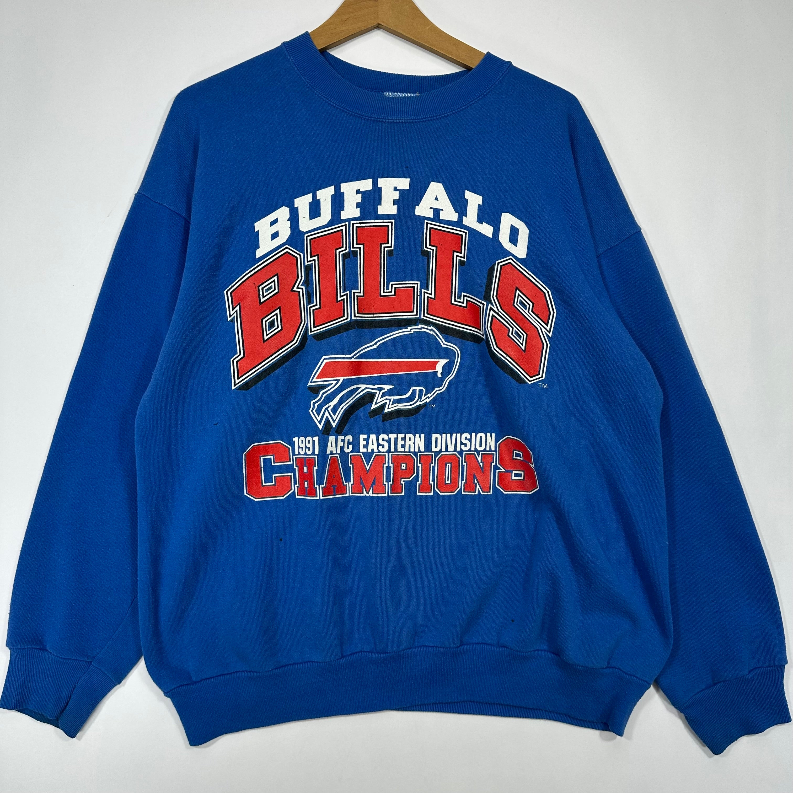 Vintage Buffalo Bills 1991 Division Champs Crewneck Sweatshirt XL
