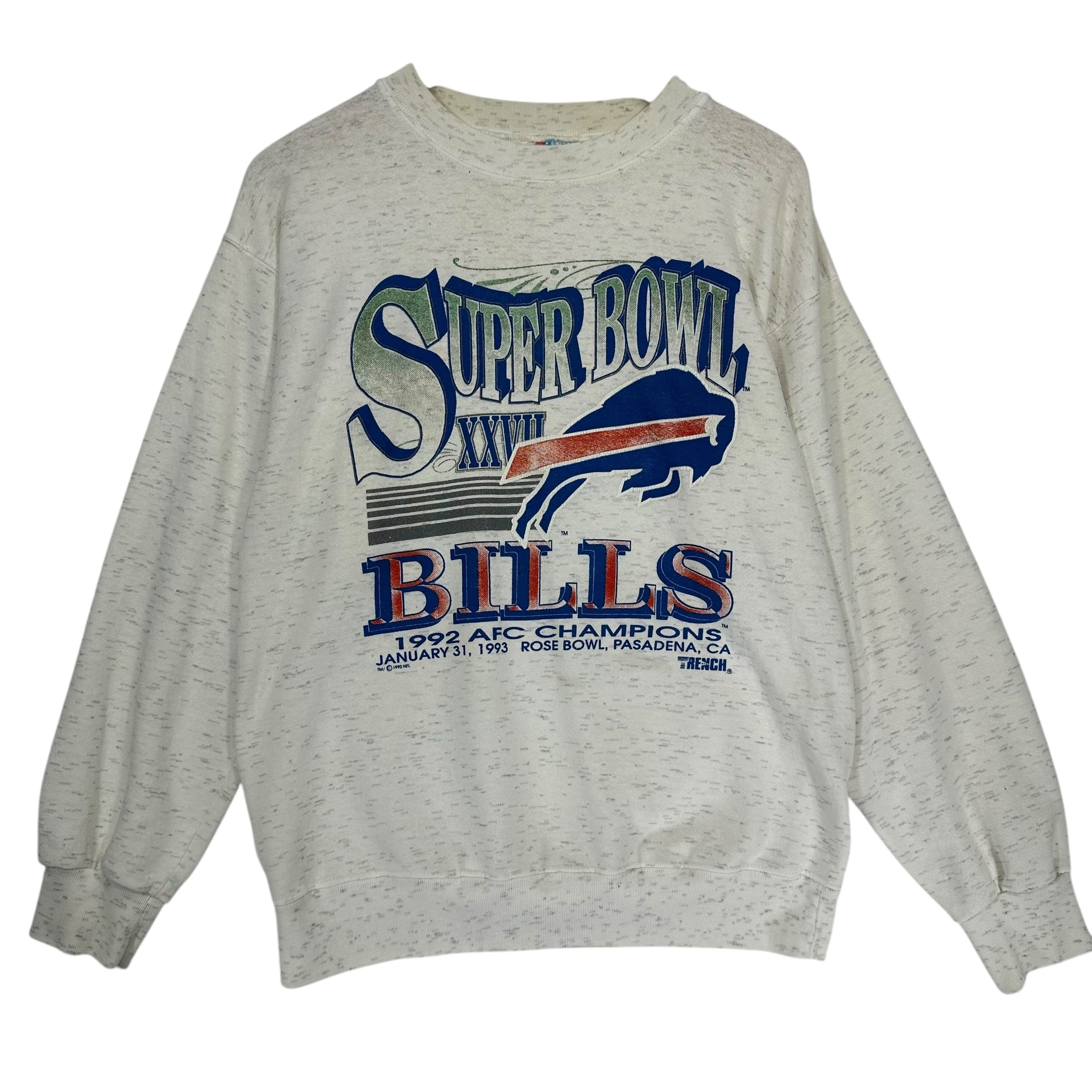 Vintage Buffalo Bills 1992 AFC Champs Crewneck Sweatshirt Medium