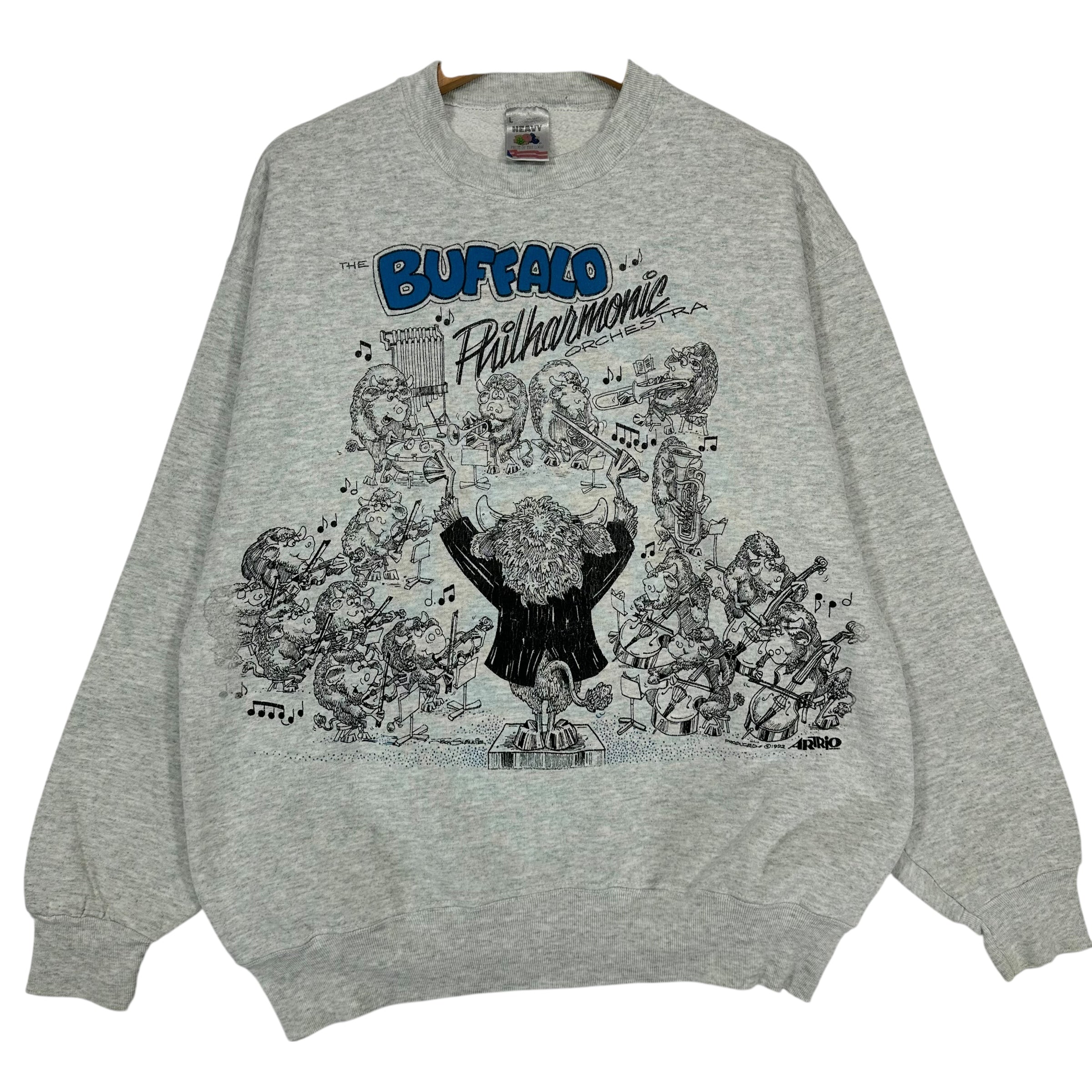 Vintage Buffalo Bills Philharmonic Orchestra Crewneck Sweatshirt Large